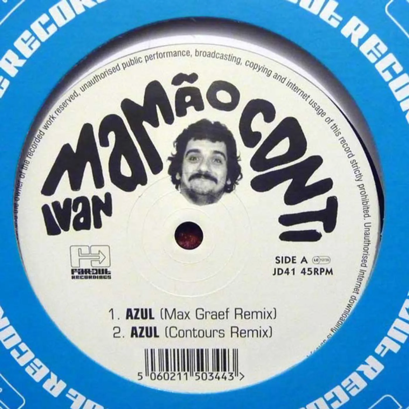 Ivan Conti AZUL Vinyl Record