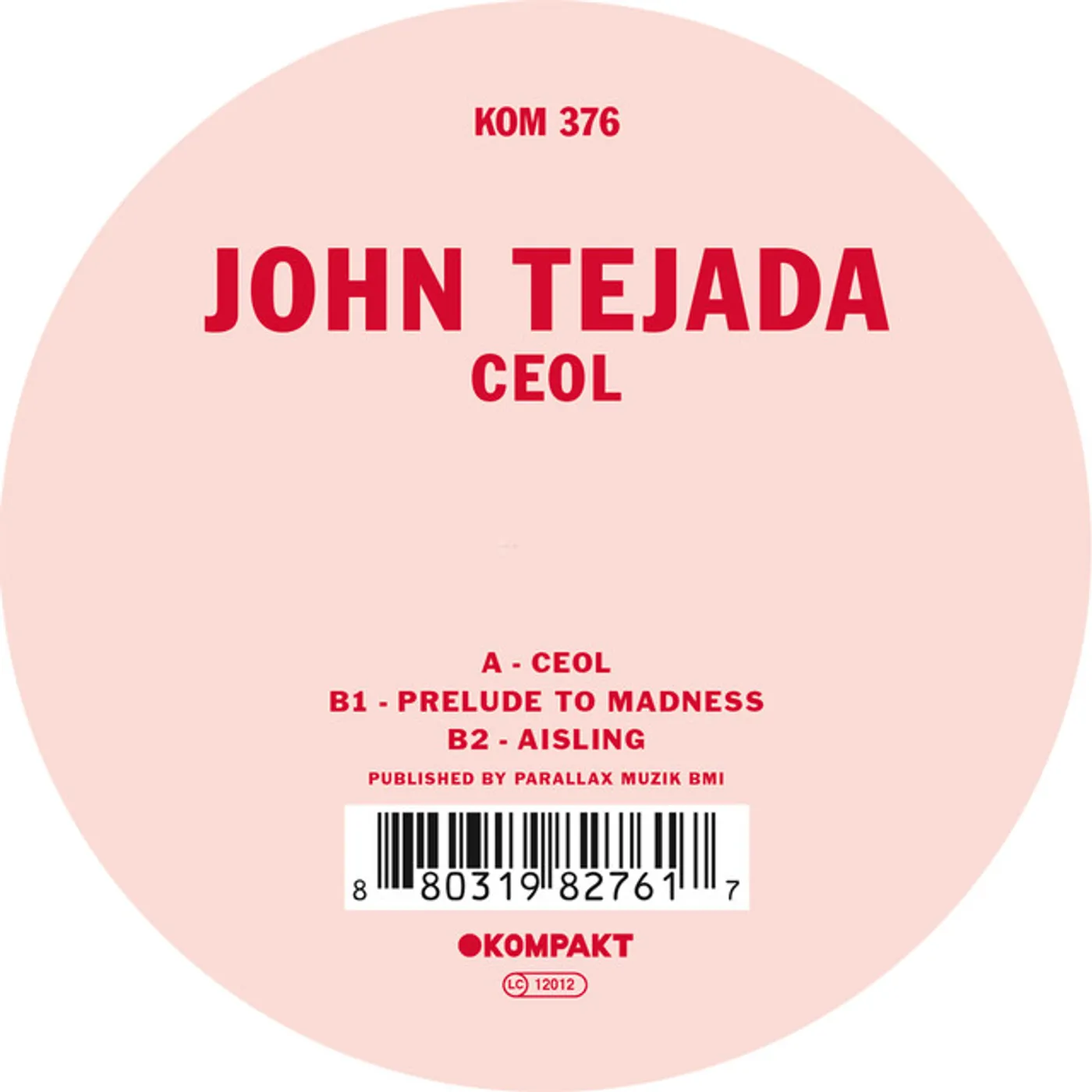 John Tejada Ceol Vinyl Record