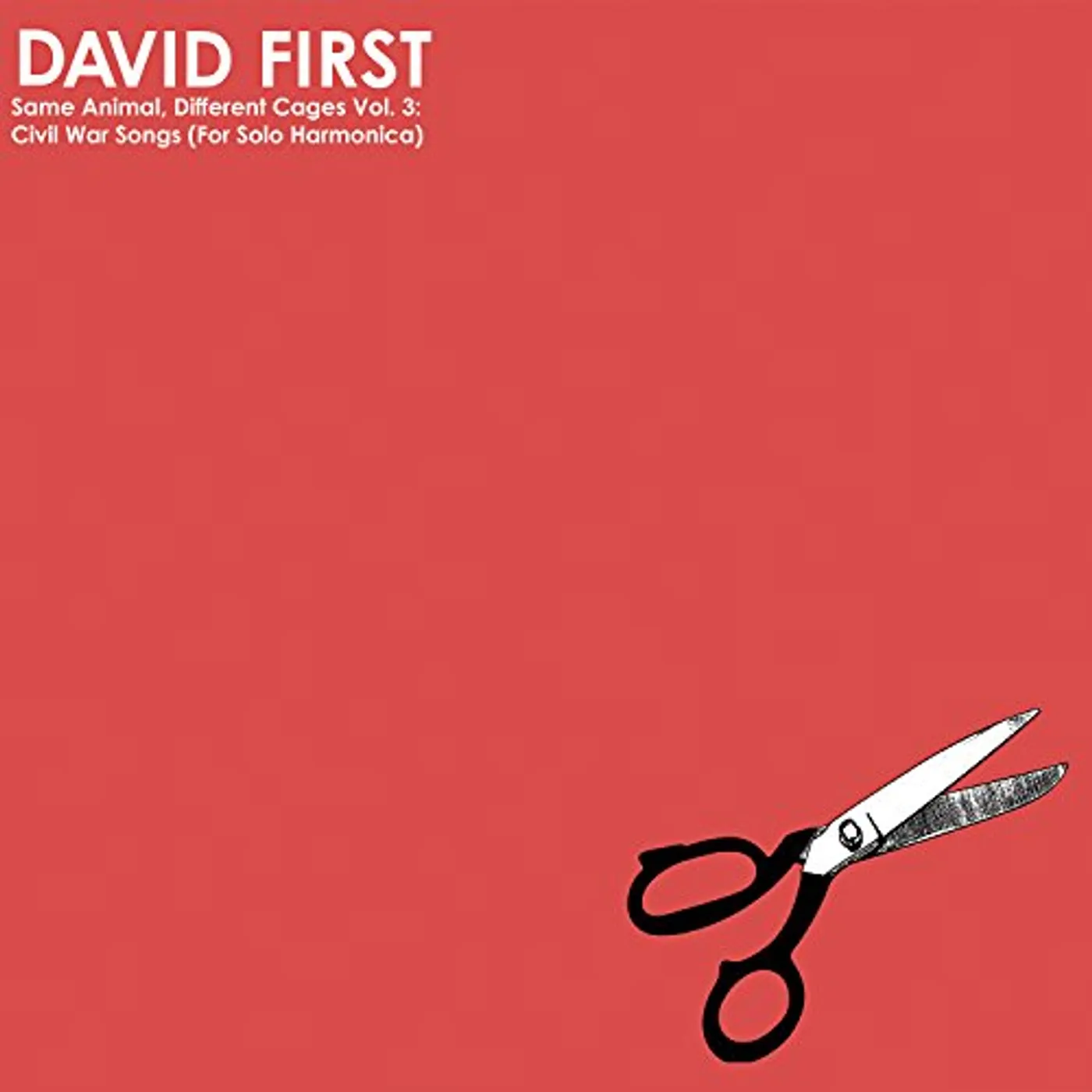 David First SAME ANIMAL DIFFERENT CAGES VOL.3: CIVIL WAR SONGS Vinyl Record