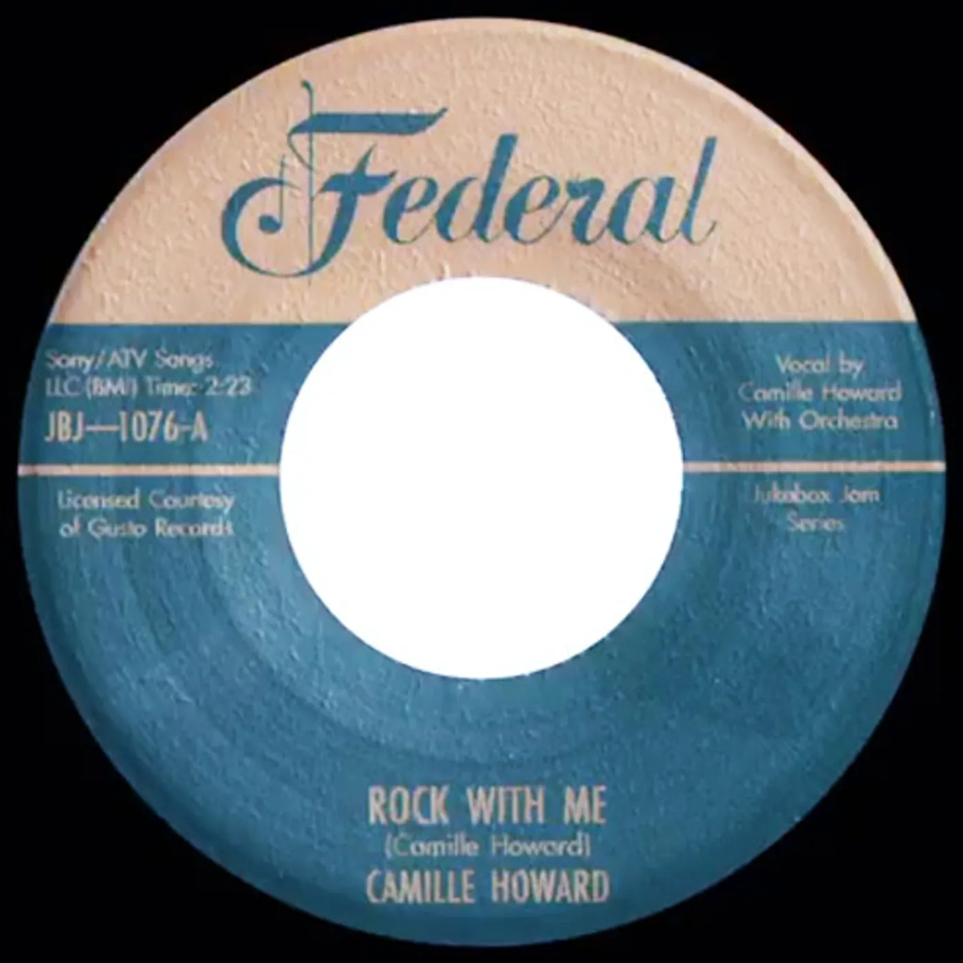 Camille Howard NASTY MAN / ROCK WITH ME Vinyl Record