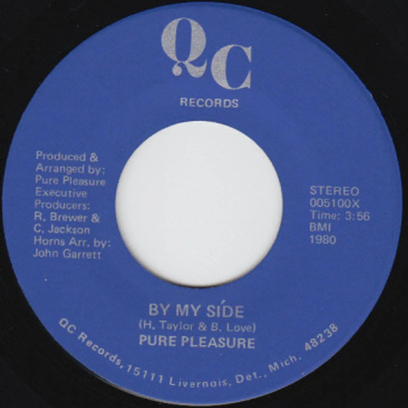 Pure Pleasure DANCIN PRANCIN / BY MY SIDE Vinyl Record