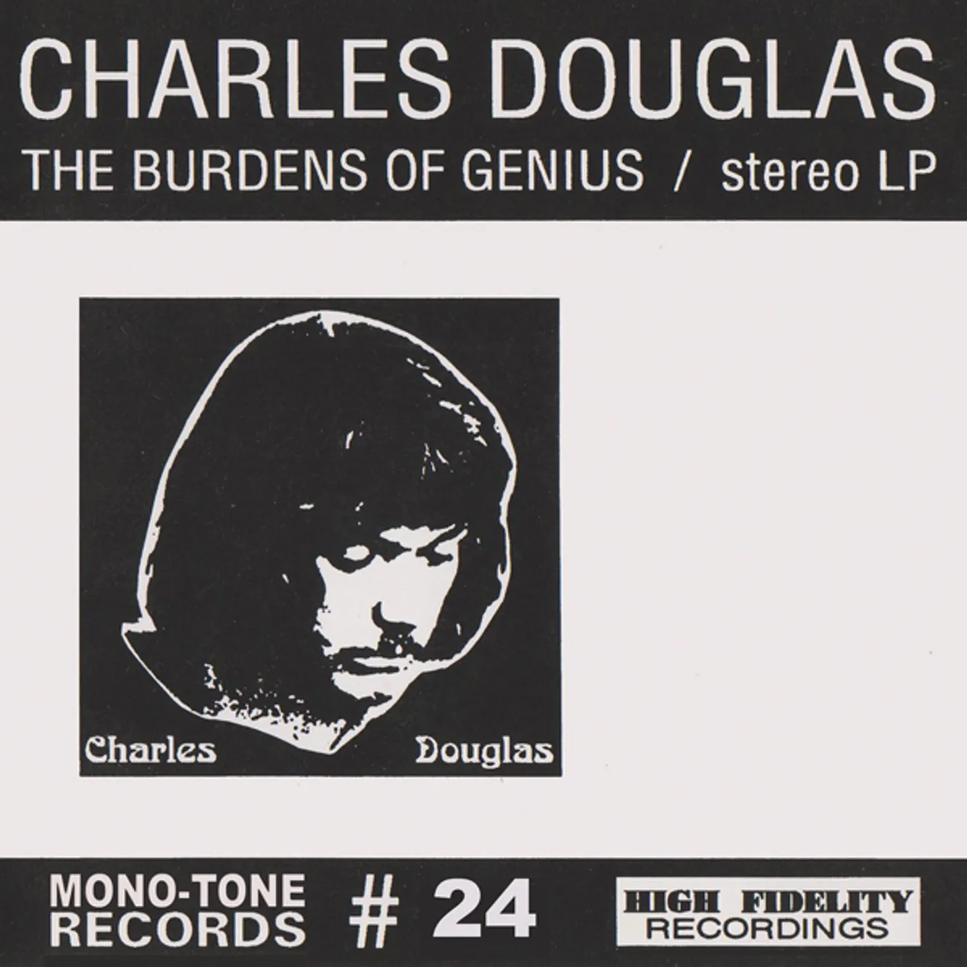 Charles Douglas BURDENS OF GENIUS Vinyl Record