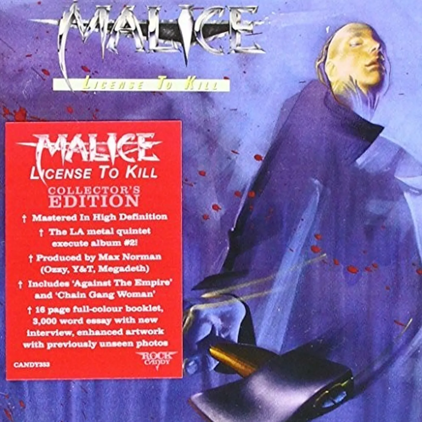 Malice LICENSE TO KILL CD