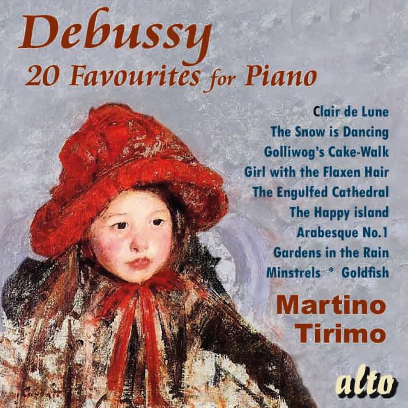 Martino Tirimo DEBUSSY: 20 FAVOURITES FOR PIANO CD