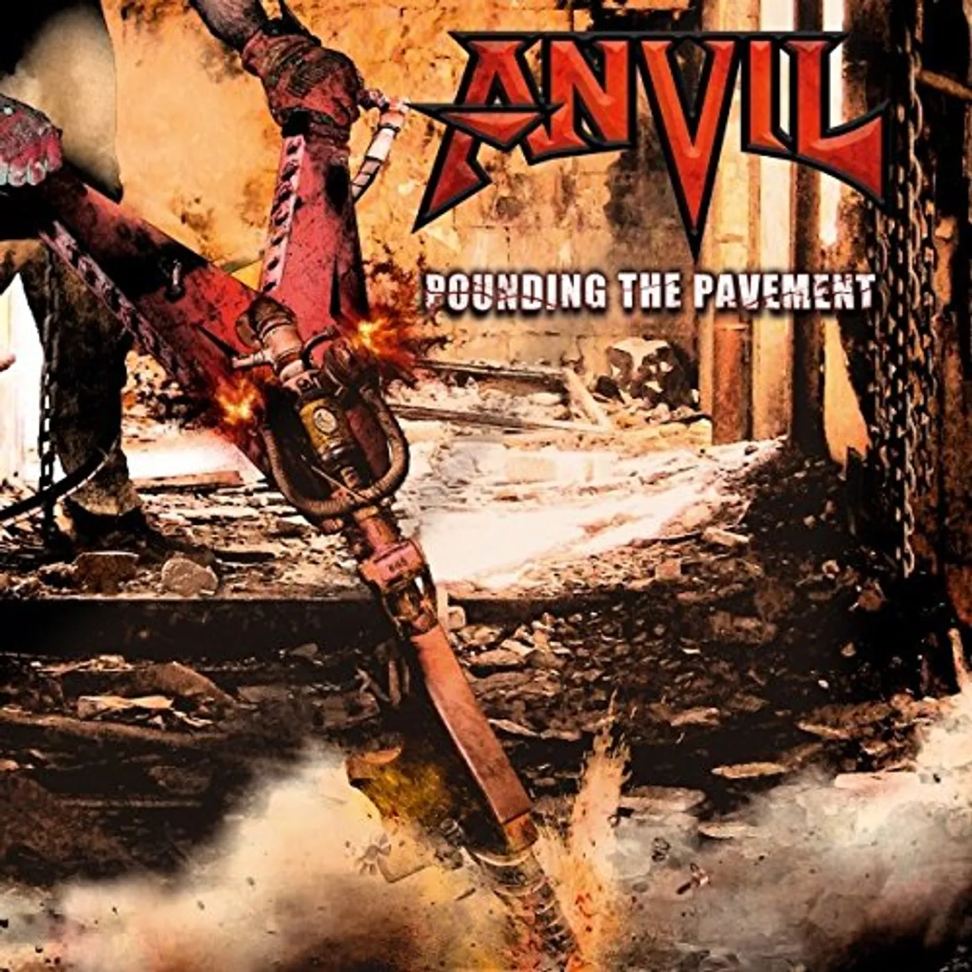 Anvil POUNDING THE PAVEMENT Vinyl Record