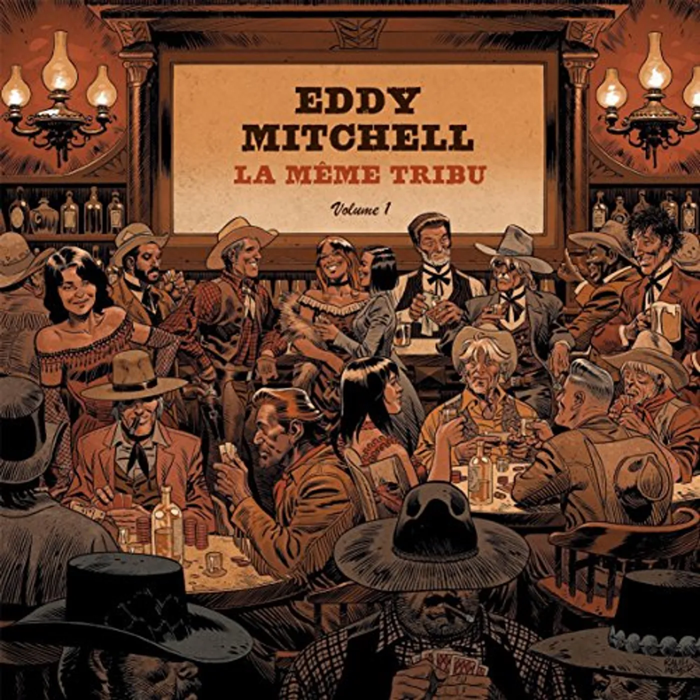 Eddy Mitchell LA MEME TRIBU Vinyl Record
