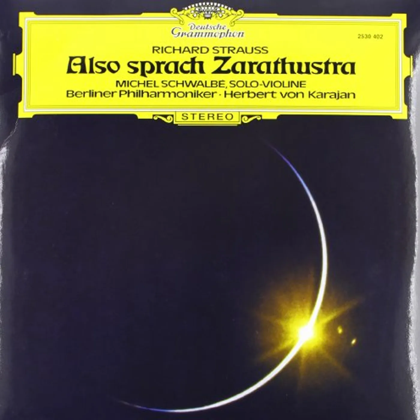 Herbert von Karajan ALSO SPRACH ZARATHUSTRA Vinyl Record