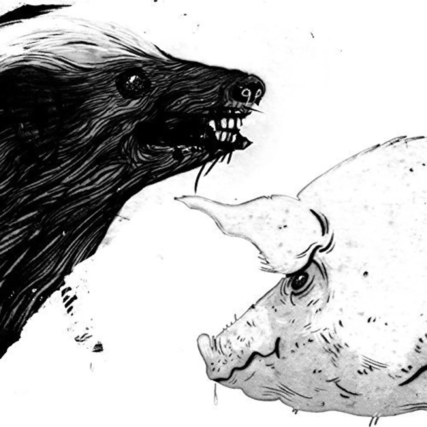 Clark Honey Badger / Pig Vinyl Record