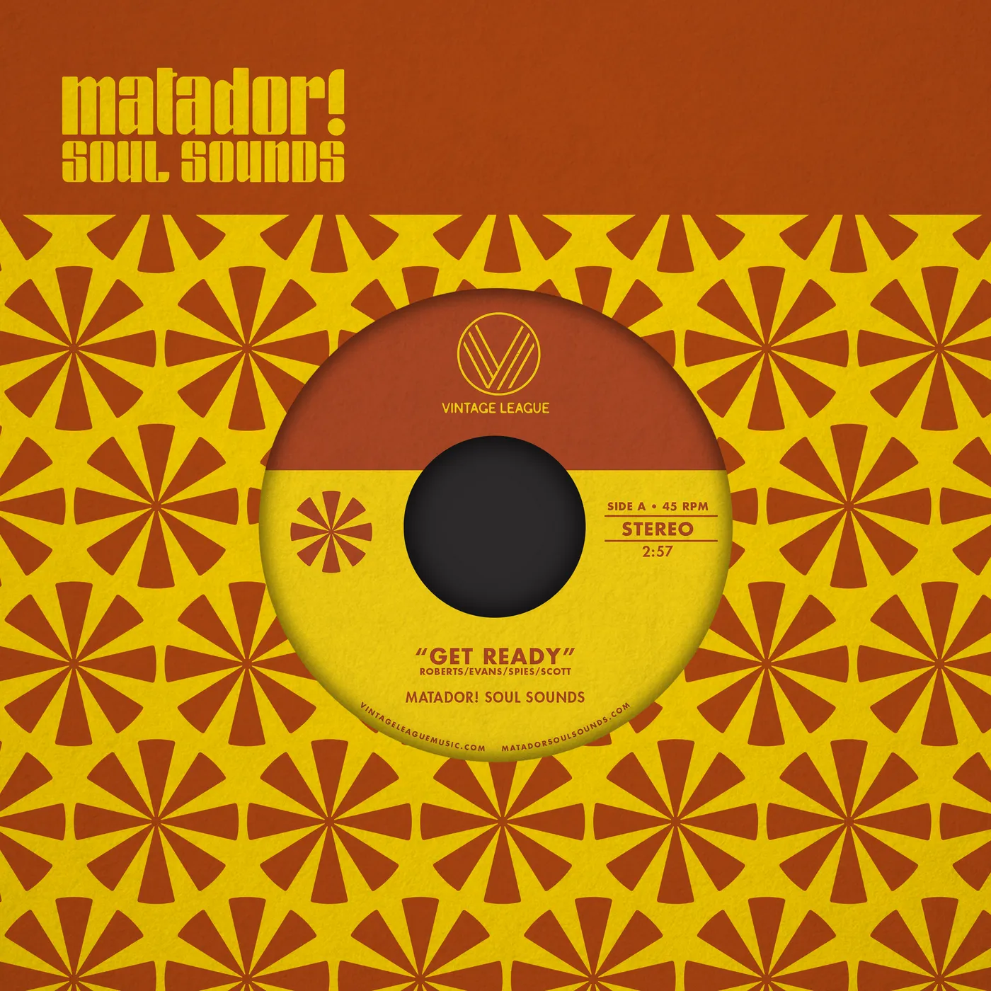 Matador! Soul Sounds GET READY / MR. HANDSOME Vinyl Record