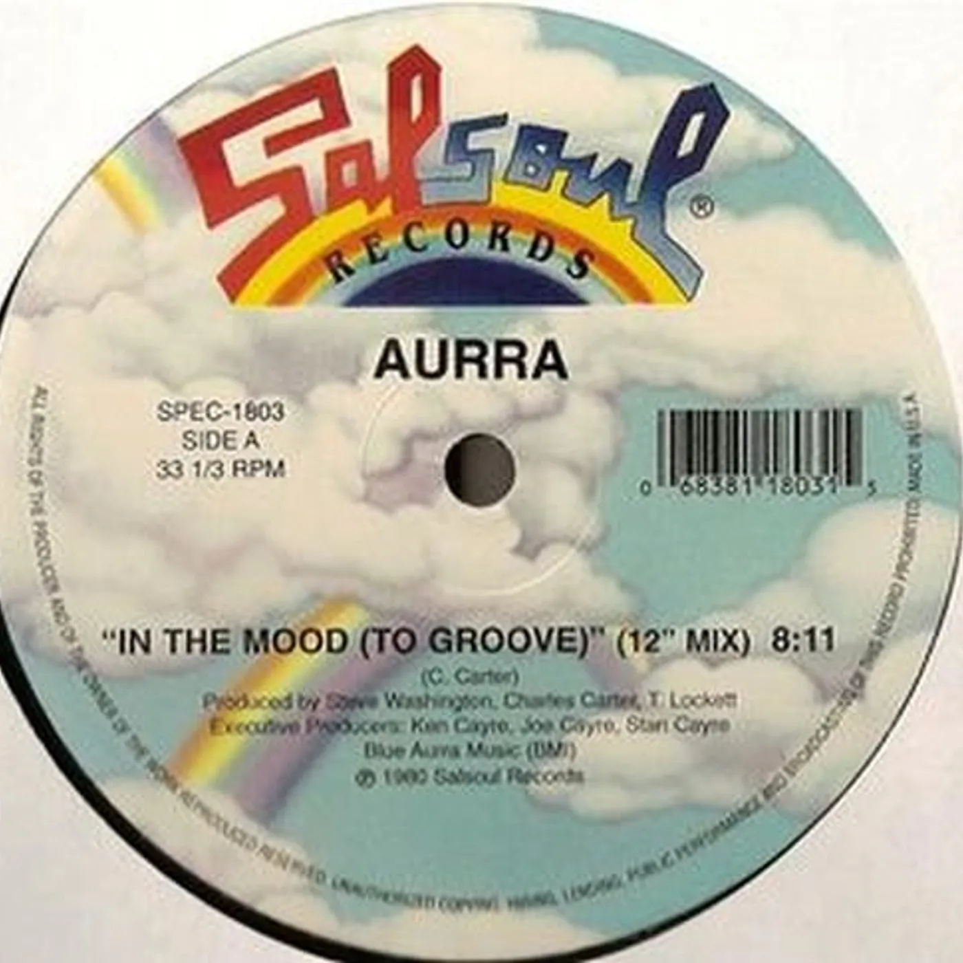 Aurra IN THE MOOD / WHEN I COME HOME Vinyl Record