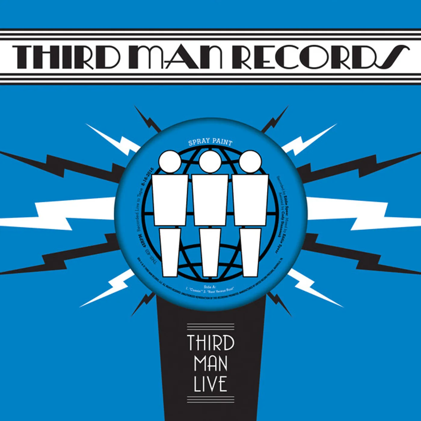 Spray Paint Live at Third Man Records Vinyl Record