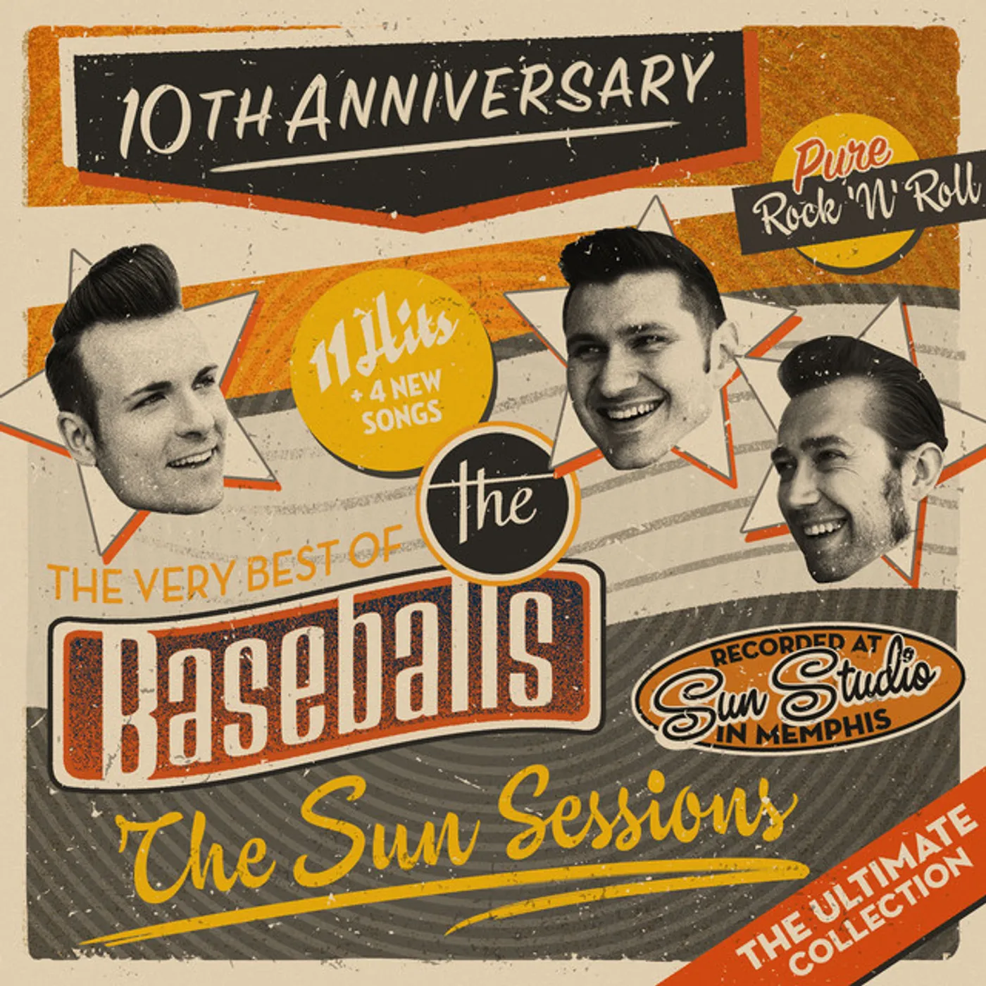 The Baseballs SUN SESSIONS Vinyl Record