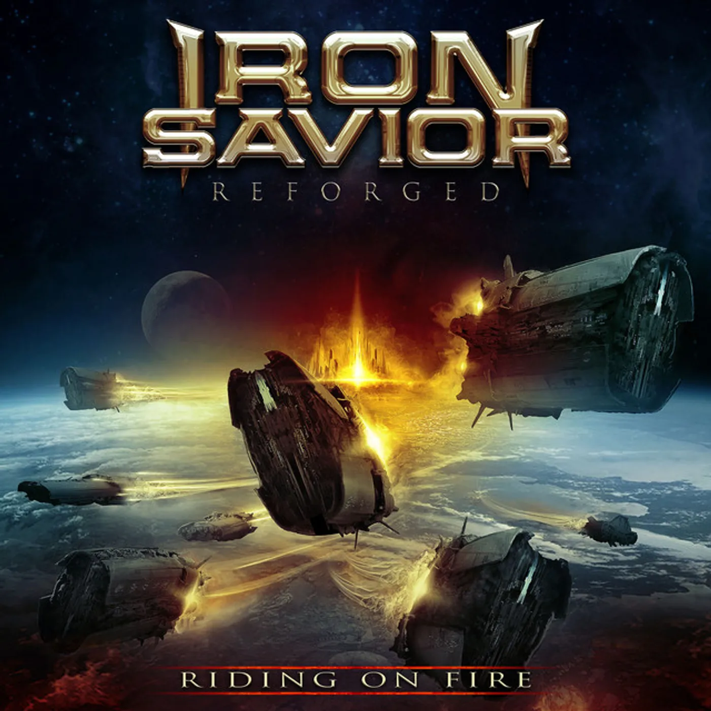 Iron Savior Reforged - Riding On Fire Vinyl Record