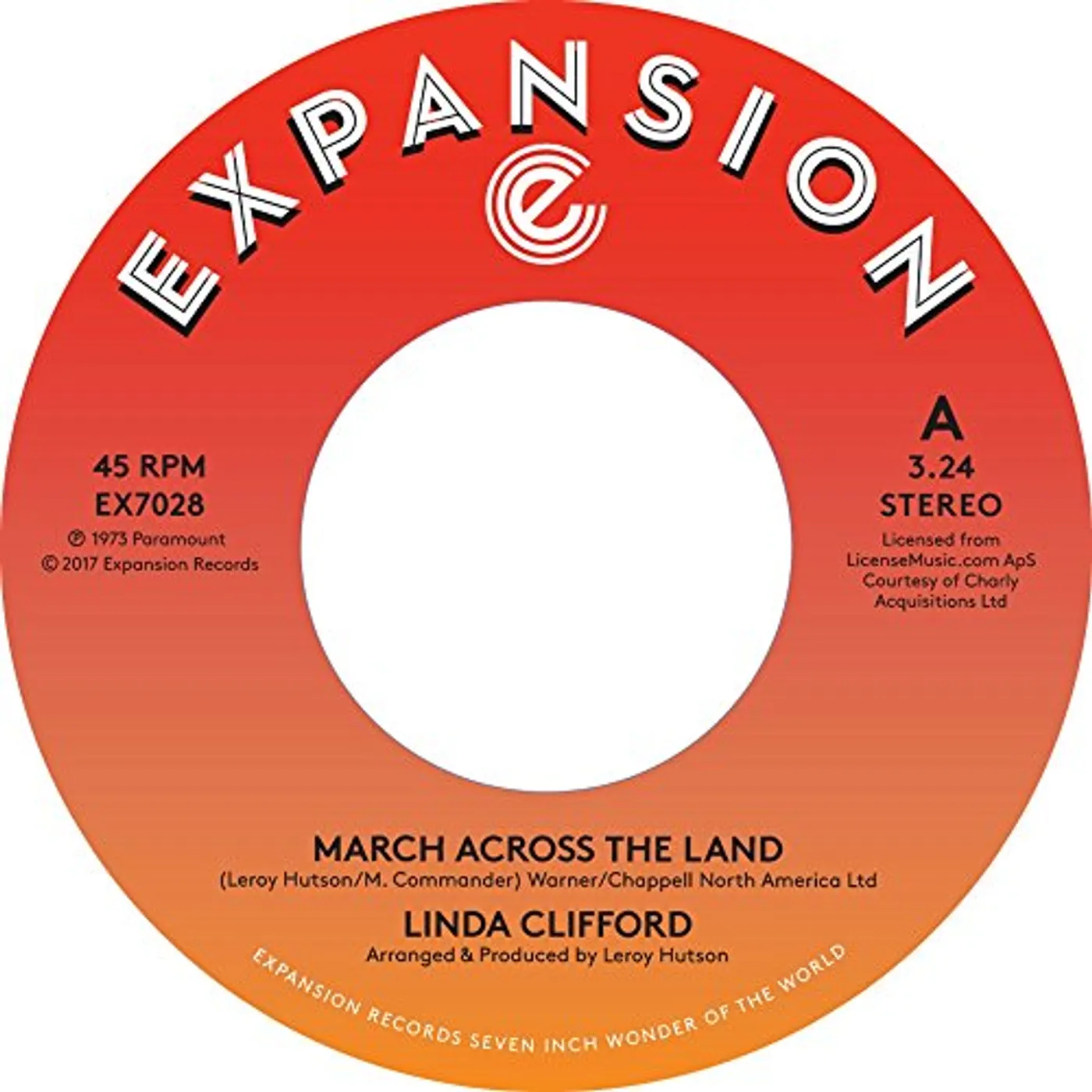 Linda Clifford MARCH ACROSS THE LAND / ONLY FOOLING MYSELF Vinyl Record