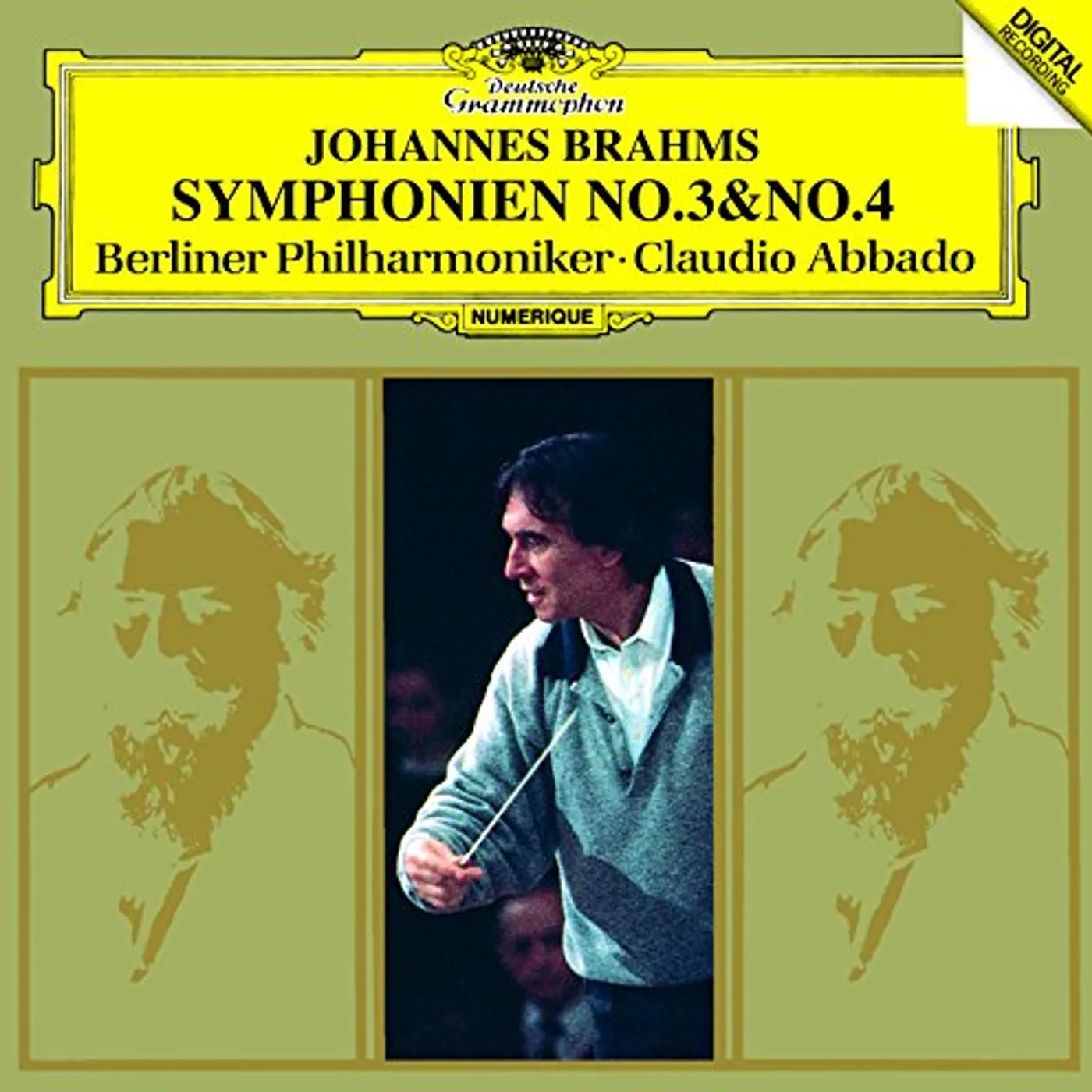 Brahms / Claudio Abbado BRAHMS: SYMPHONIES 3 & 4 CD
