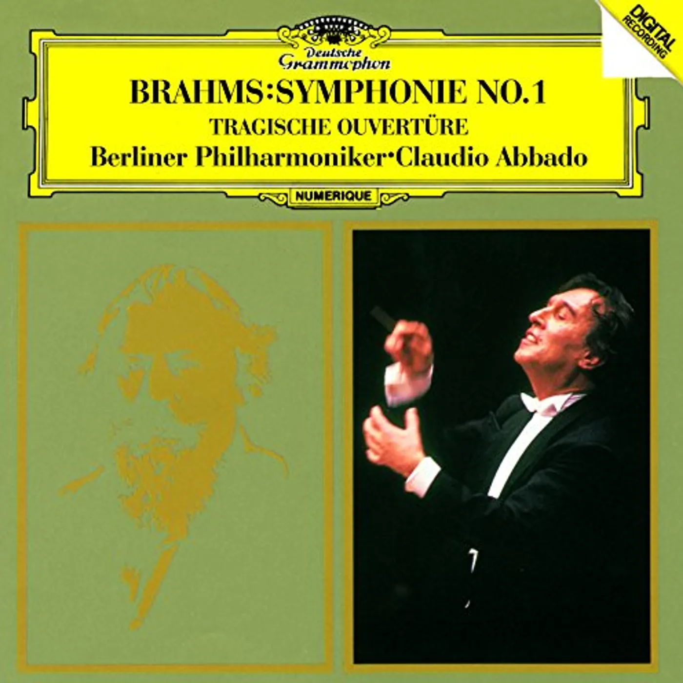 Brahms / Claudio Abbado BRAHMS: SYMPHONY 1 / TRAGIC OVERTURE CD