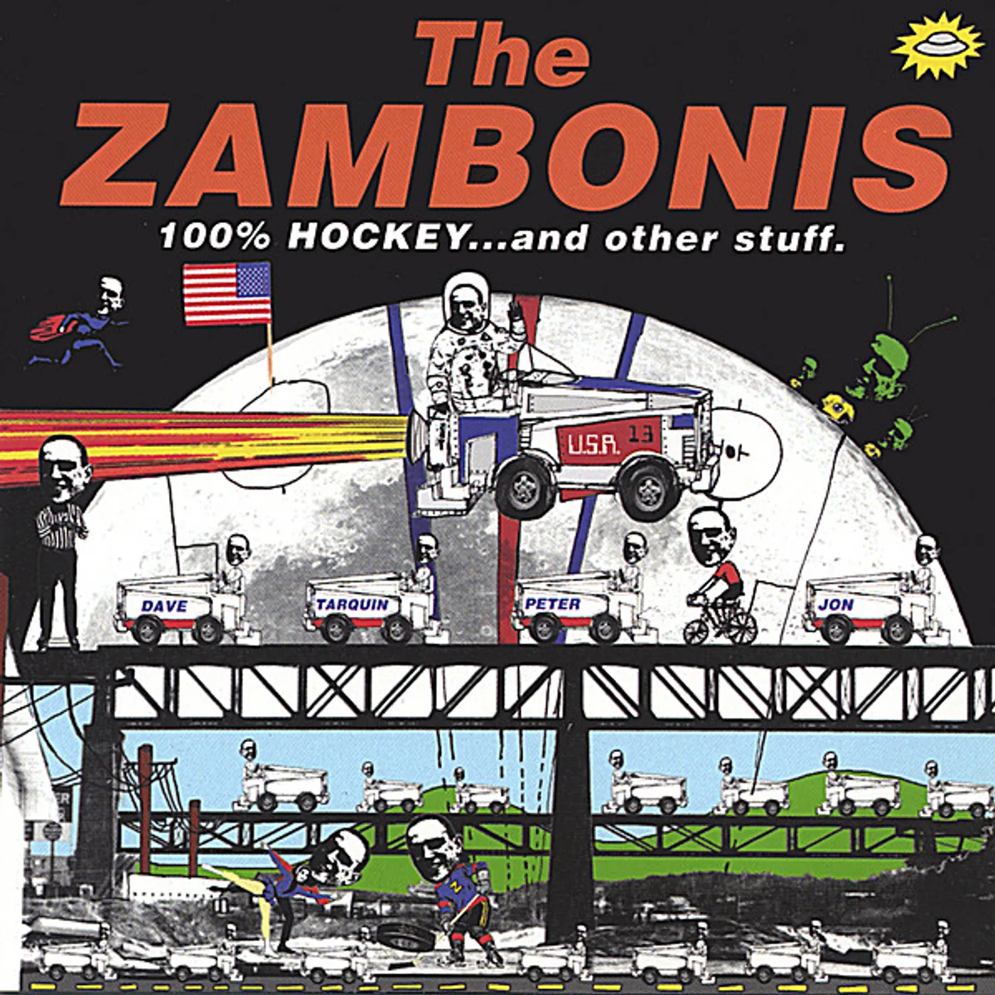 The Zambonis 100% HOCKEY & OTHER STUFF CD