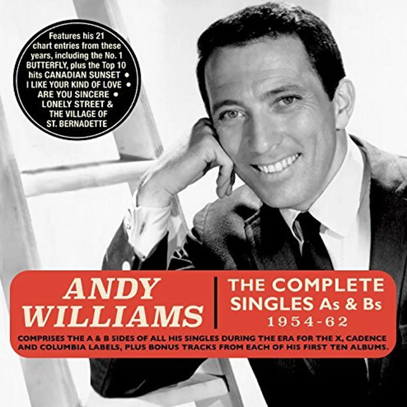 Andy Williams COMPLETE SINGLES AS & BS 1954-62 CD