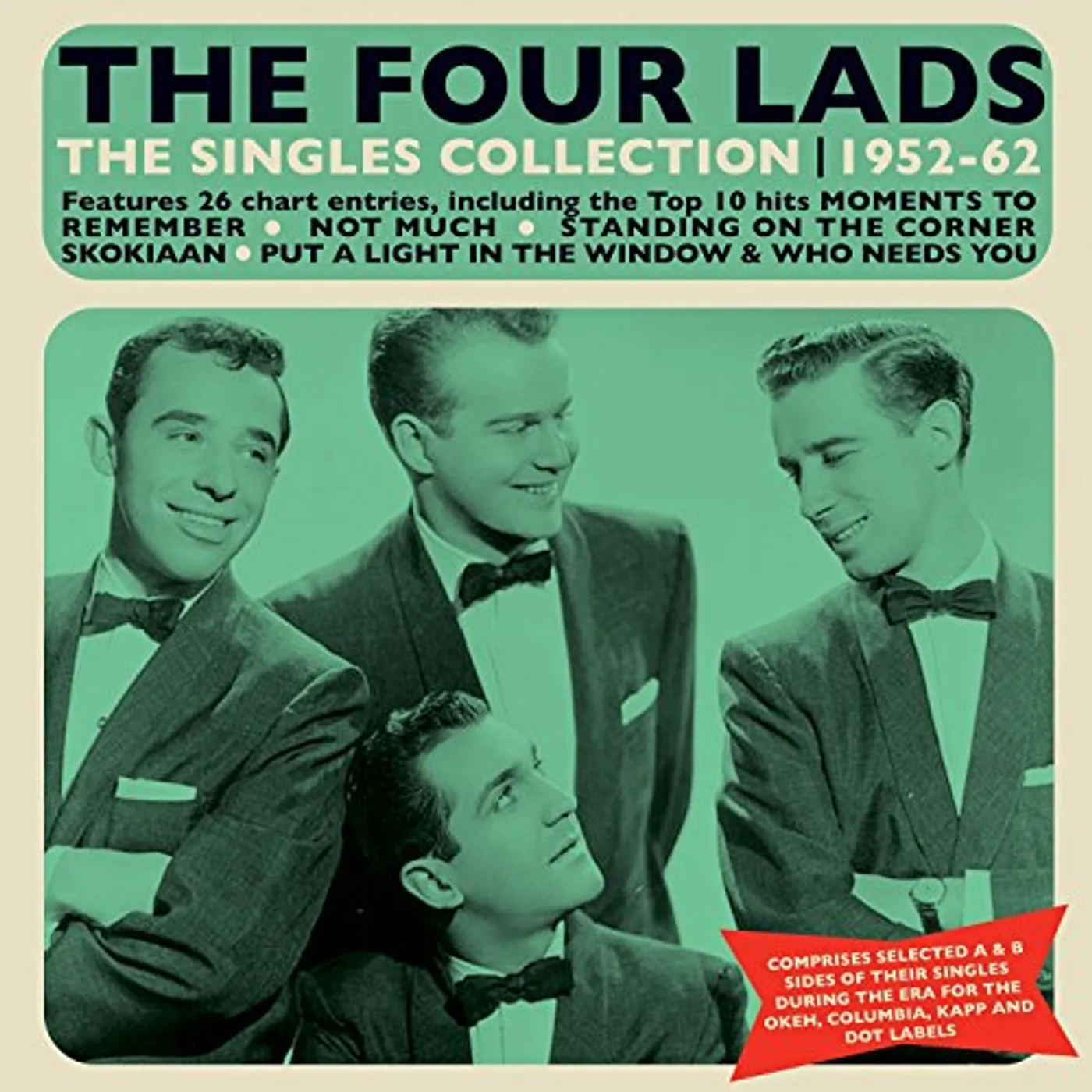 The Four Lads SINGLES COLLECTION 1952-62 CD