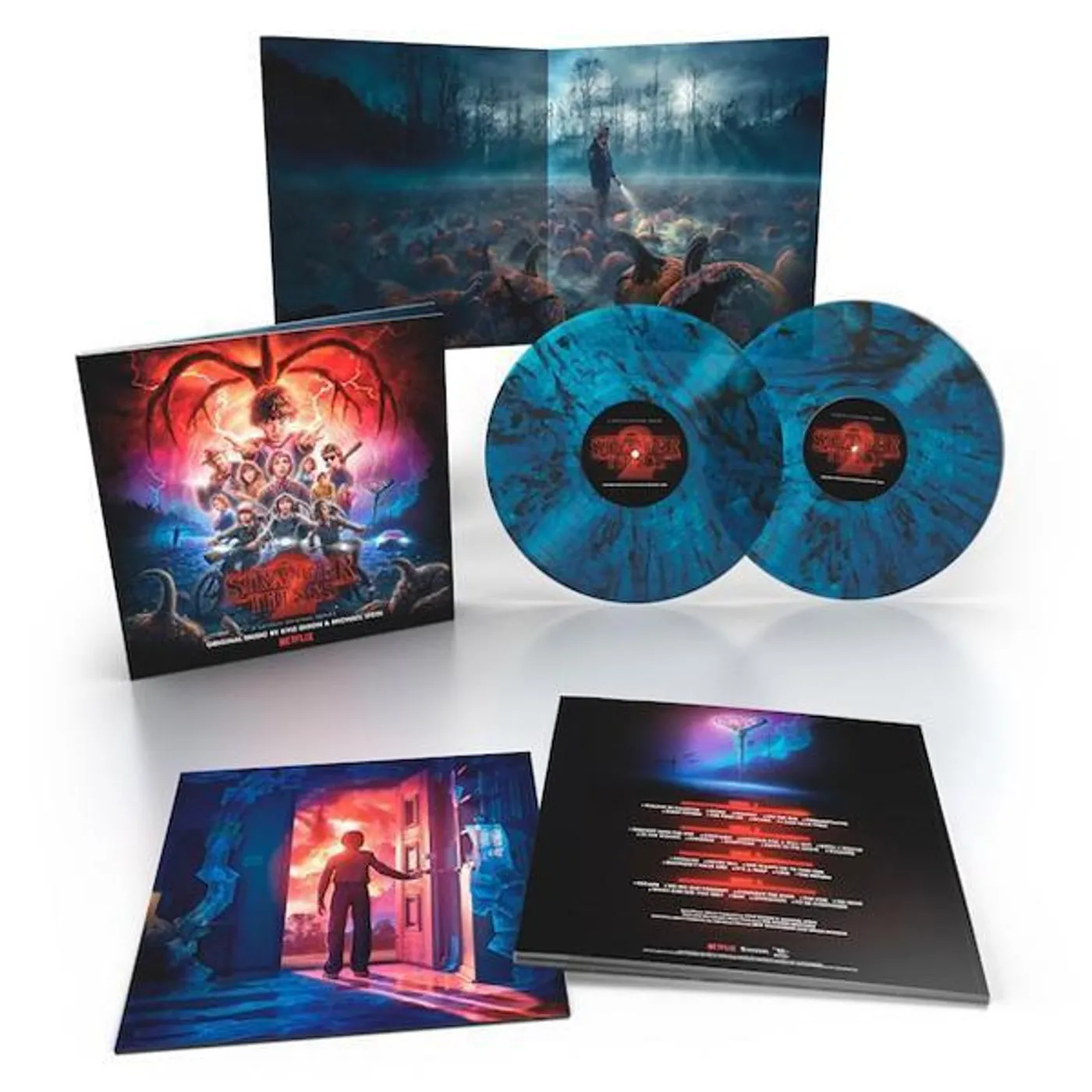 Kyle Dixon STRANGER THINGS 2 - Original Soundtrack Deluxe Edition Colored Double Vinyl Record