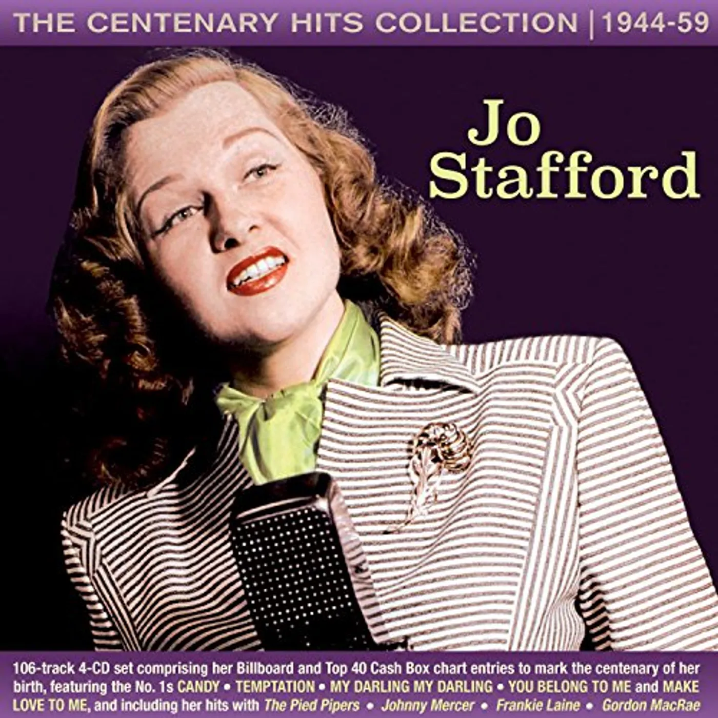 Jo Stafford CENTENARY HITS COLLECTION 1944-59 CD