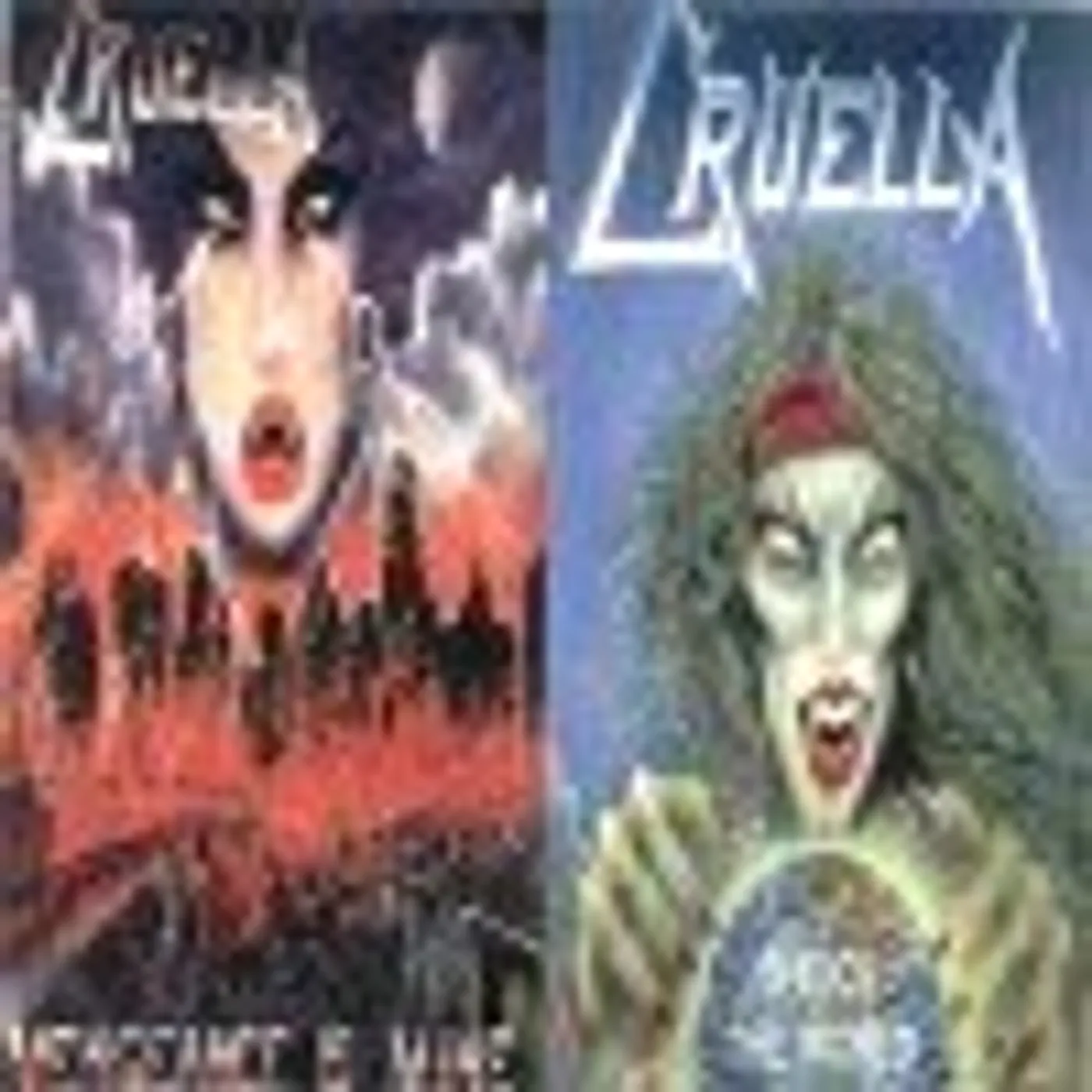 Cruella VENGEANCE IS MINE / SHOCK THE WORLD CD