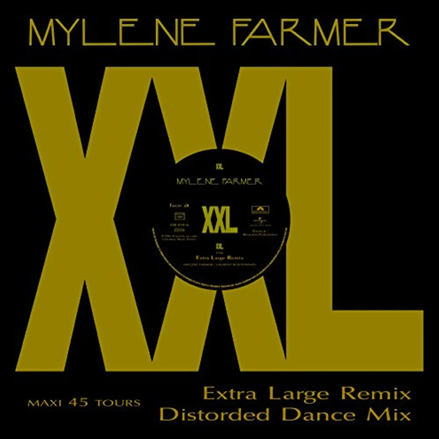 Mylène Farmer XXL MAXI 45 TOURS Vinyl Record