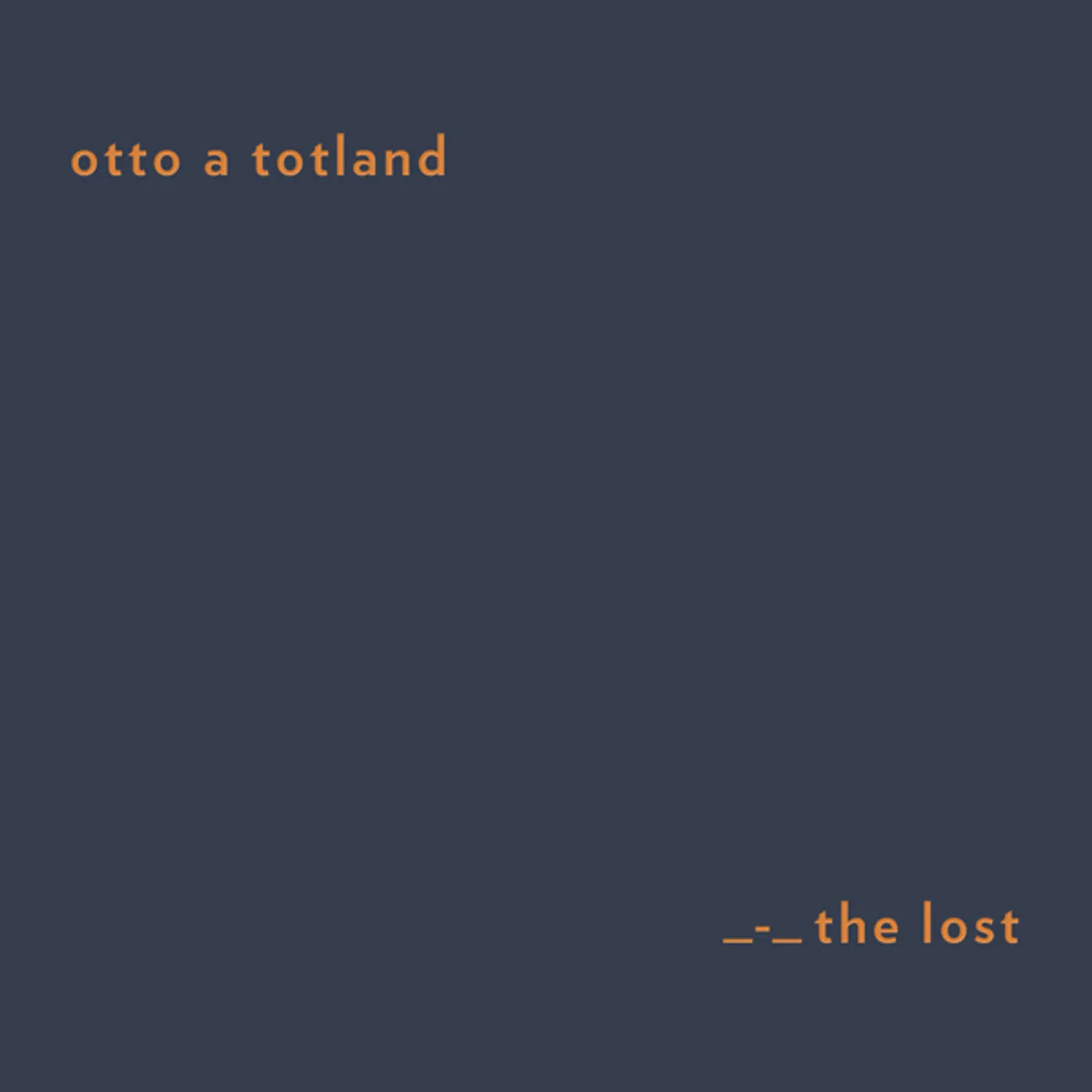 Otto A Totland LOST CD