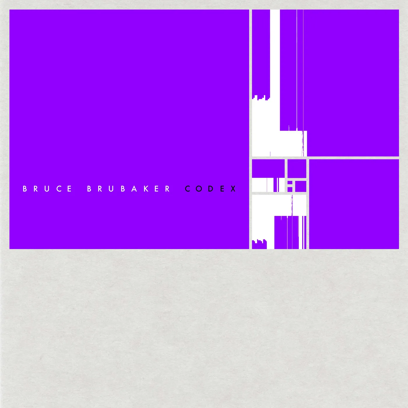 Bruce Brubaker Codex Vinyl Record