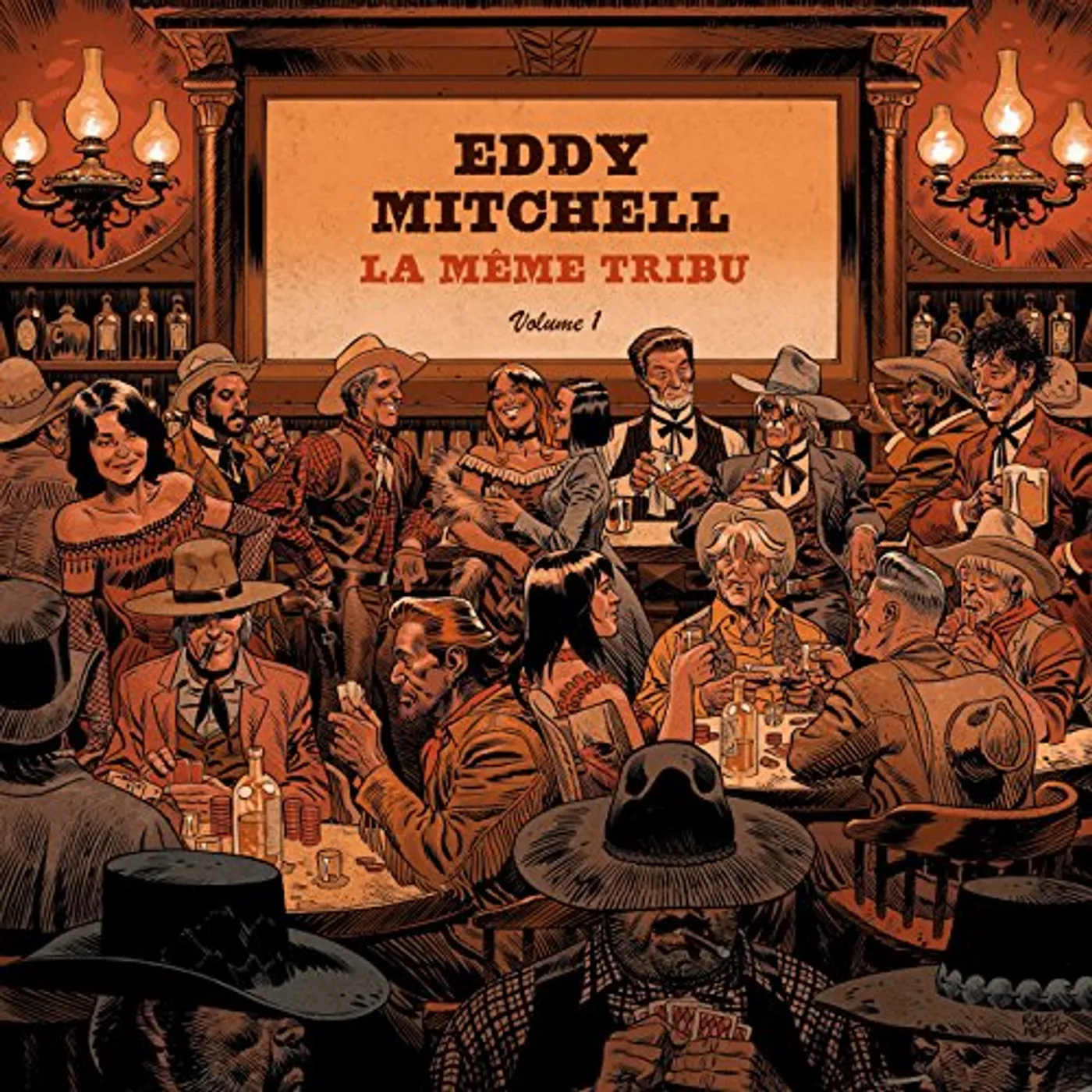 Eddy Mitchell LA MEME TRIBU Vinyl Record