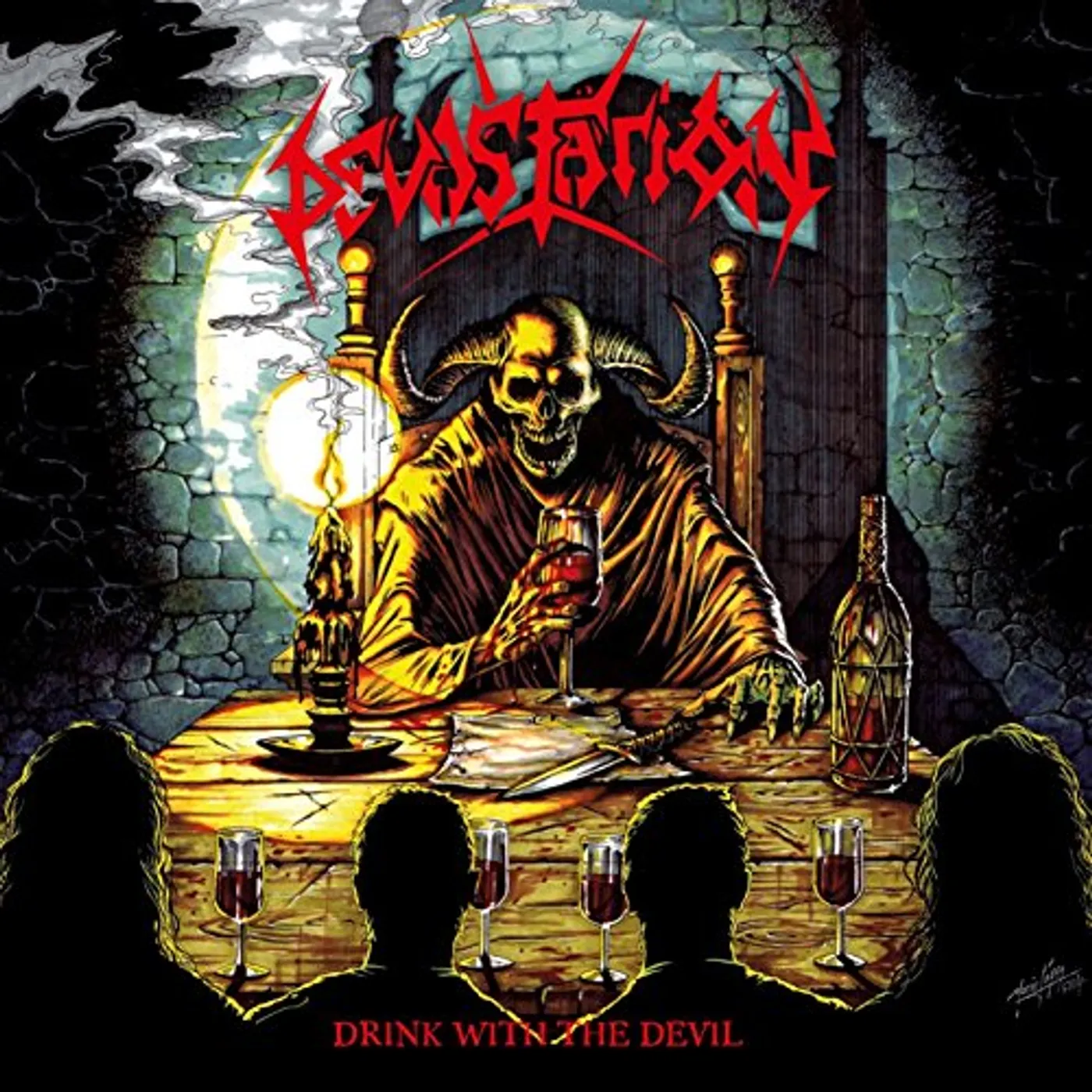 Devastation Drink With The Devil Vinyl Record