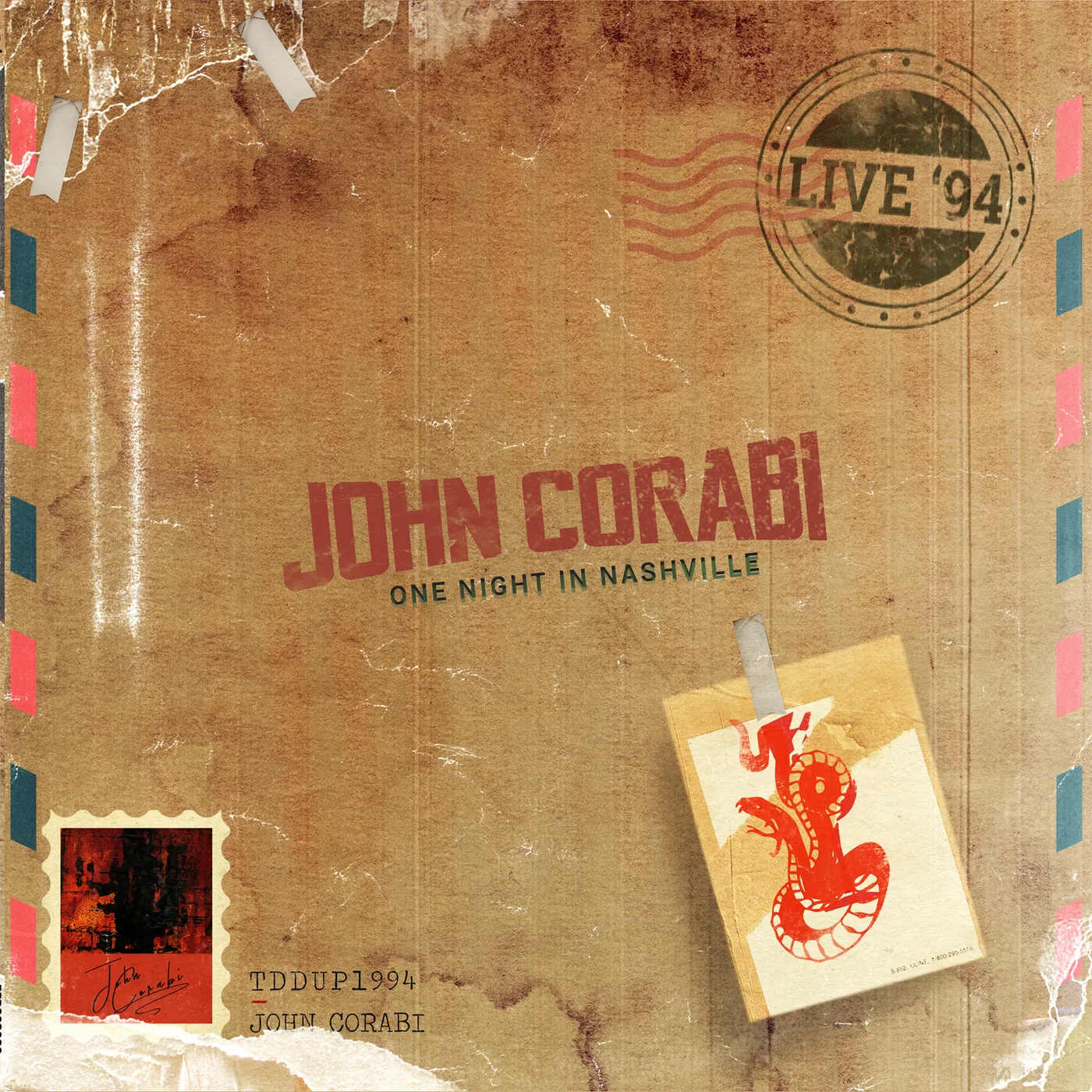 John Corabi LIVE 94 (ONE NIGHT IN NASHVILLE) CD