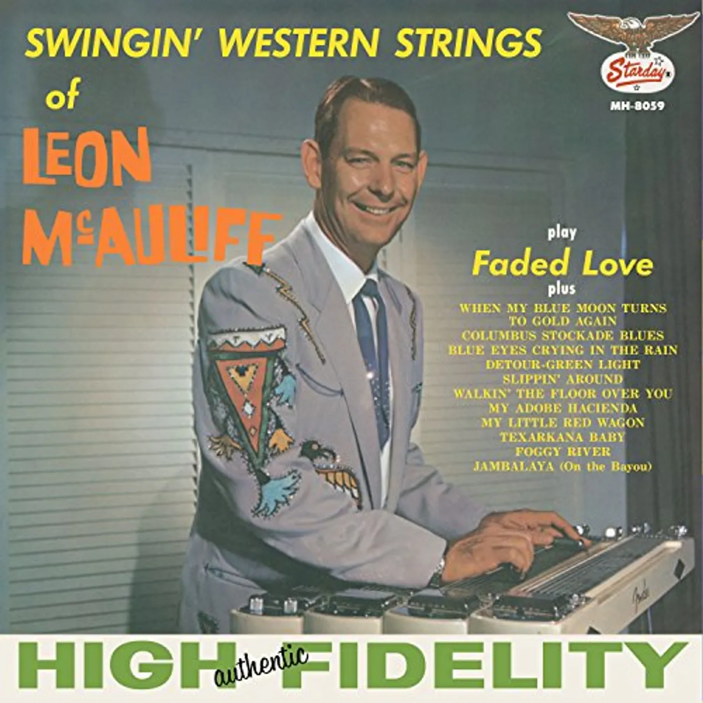 SWINGIN' WESTERN STRINGS OF LEON MCAULIFF Vinyl Record
