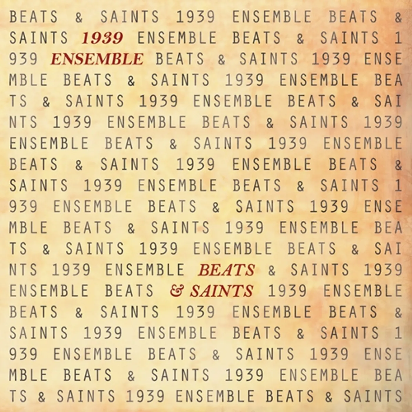 1939 Ensemble Beats & Saints Vinyl Record