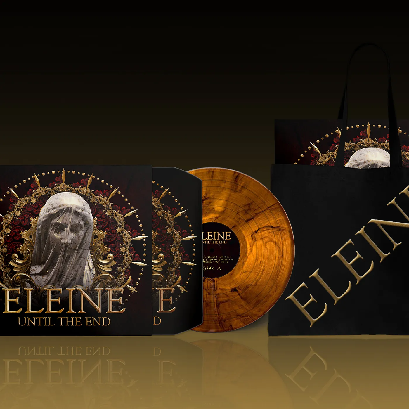 Eleine UNTIL THE END (TOTE BAG) - Limited Edition Gold Colored Vinyl Record