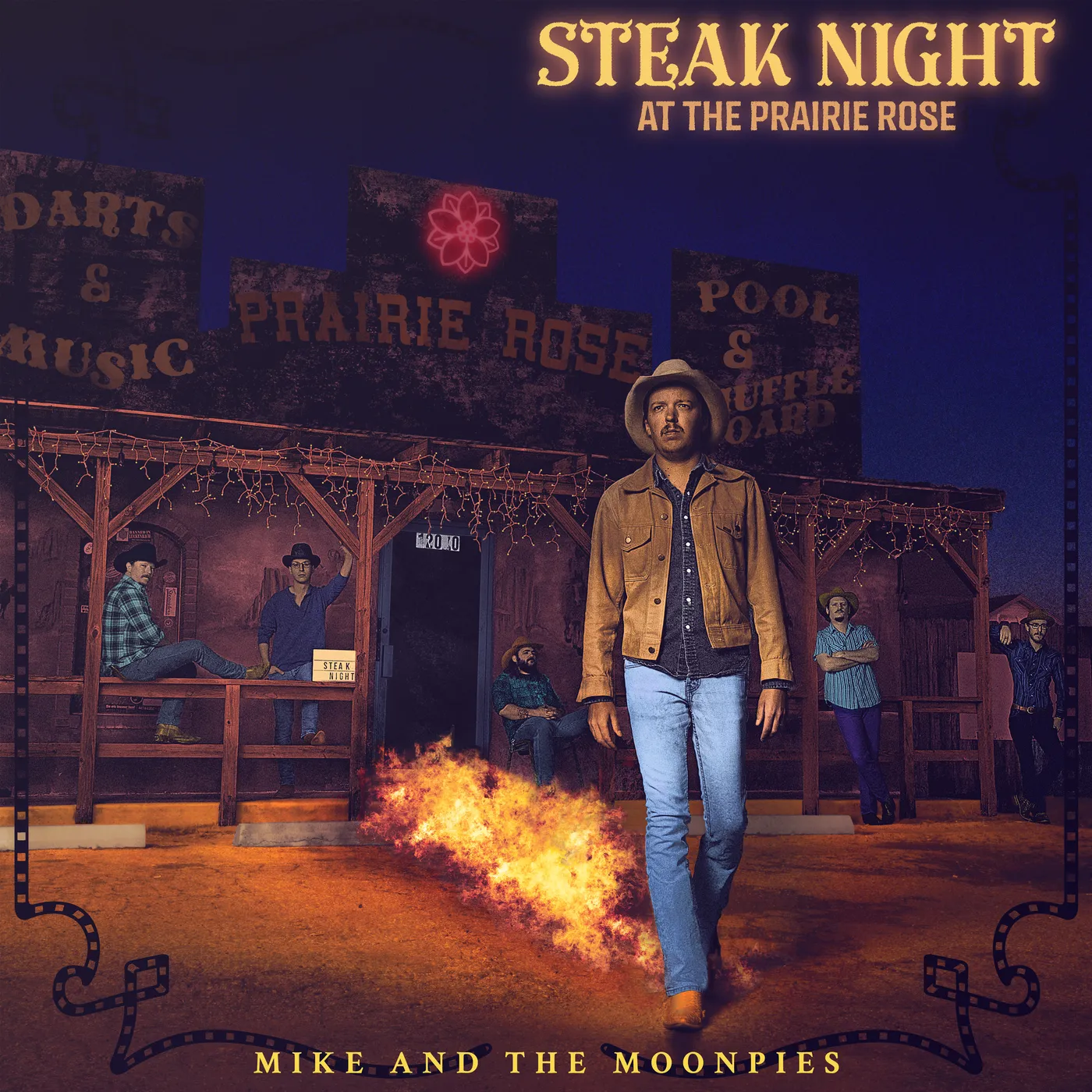 Mike and the Moonpies STEAK NIGHT AT THE PRAIRIE ROSE CD