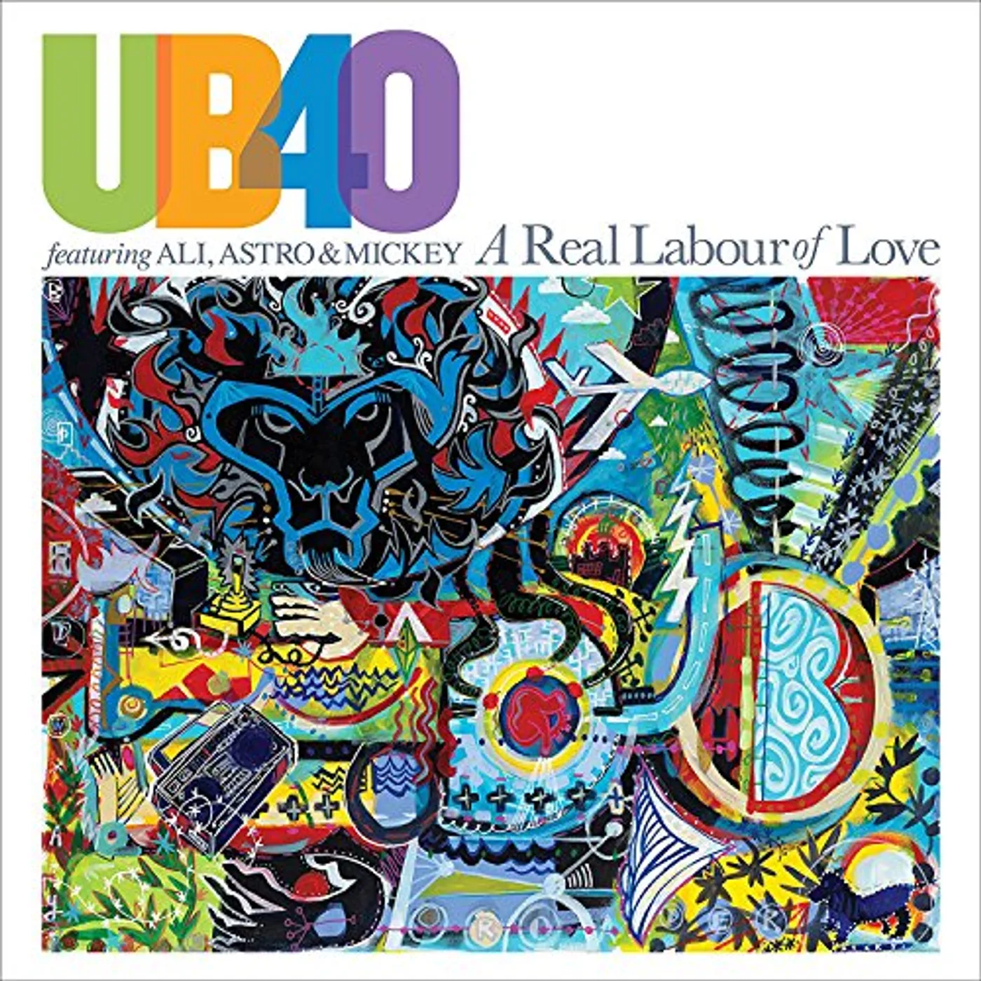 UB40 featuring Ali, Astro & Mickey REAL LABOUR OF LOVE Vinyl Record