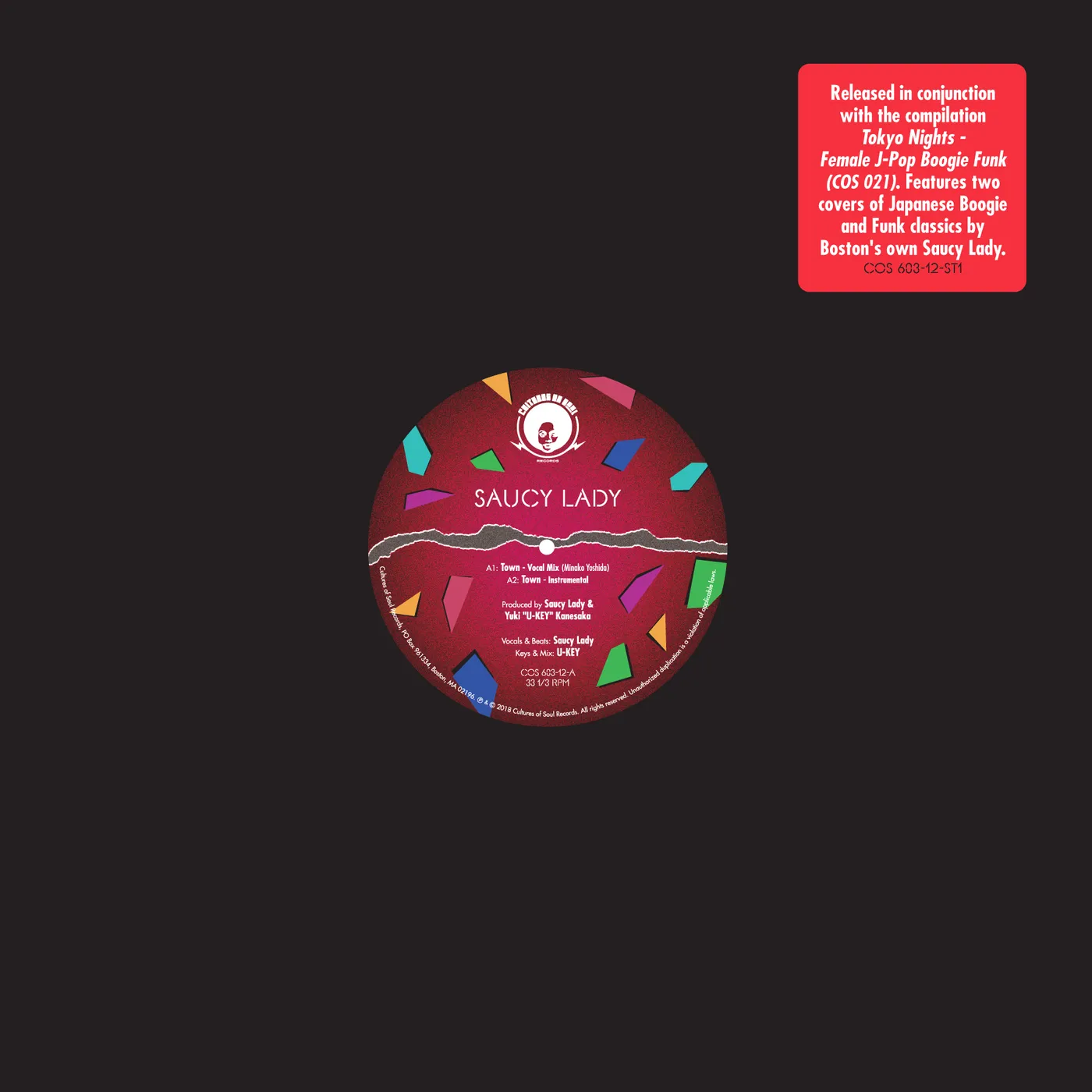 Saucy Lady TOWN / HONEY B Vinyl Record