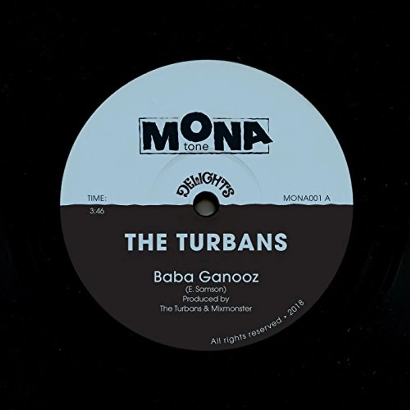 The Turbans BABA GANOOZ / LOST MY MIND Vinyl Record