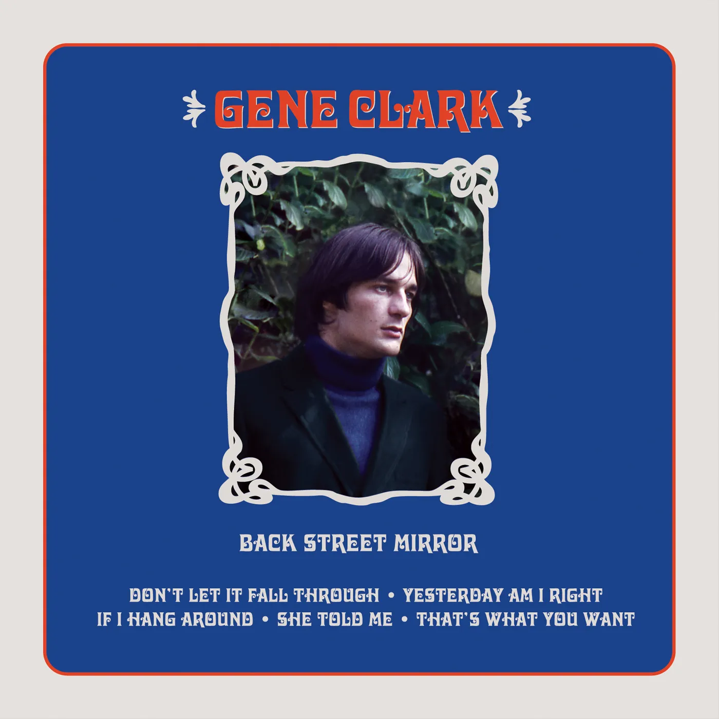 Gene Clark BACK STREET MIRROR Vinyl Record