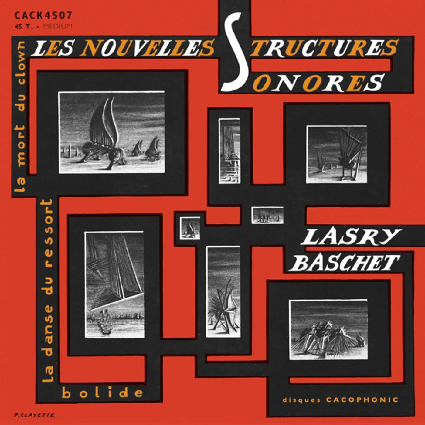 Lasry Baschet Les Nouvelles Structures Sonores Vinyl Record