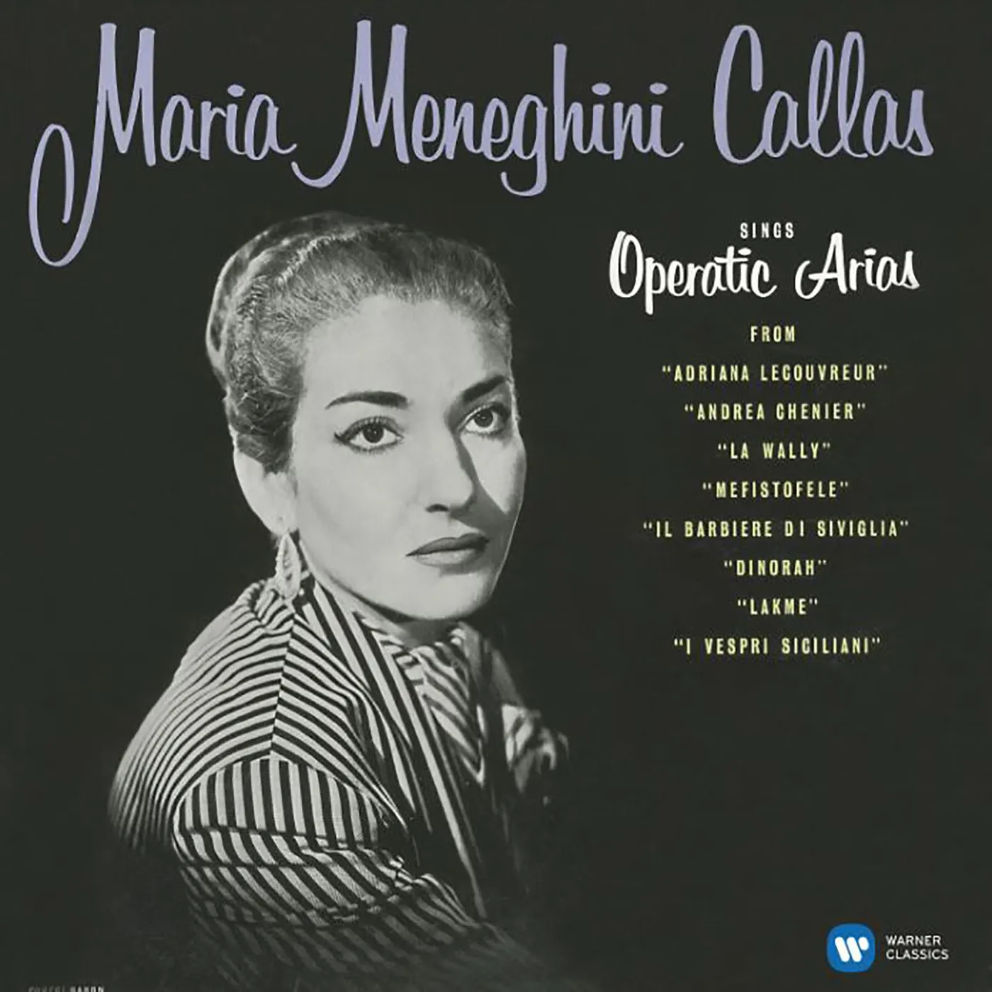 Maria Callas OPERATIC ARIAS (LYRIC & COLORATURA) Vinyl Record