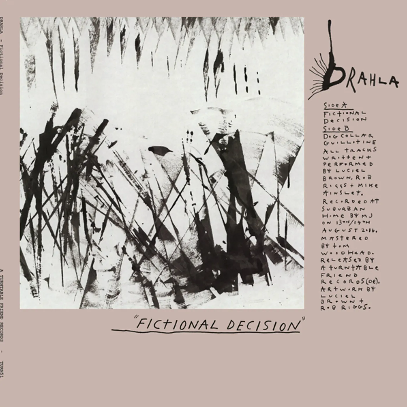 Drahla Fictional Decision Vinyl Record