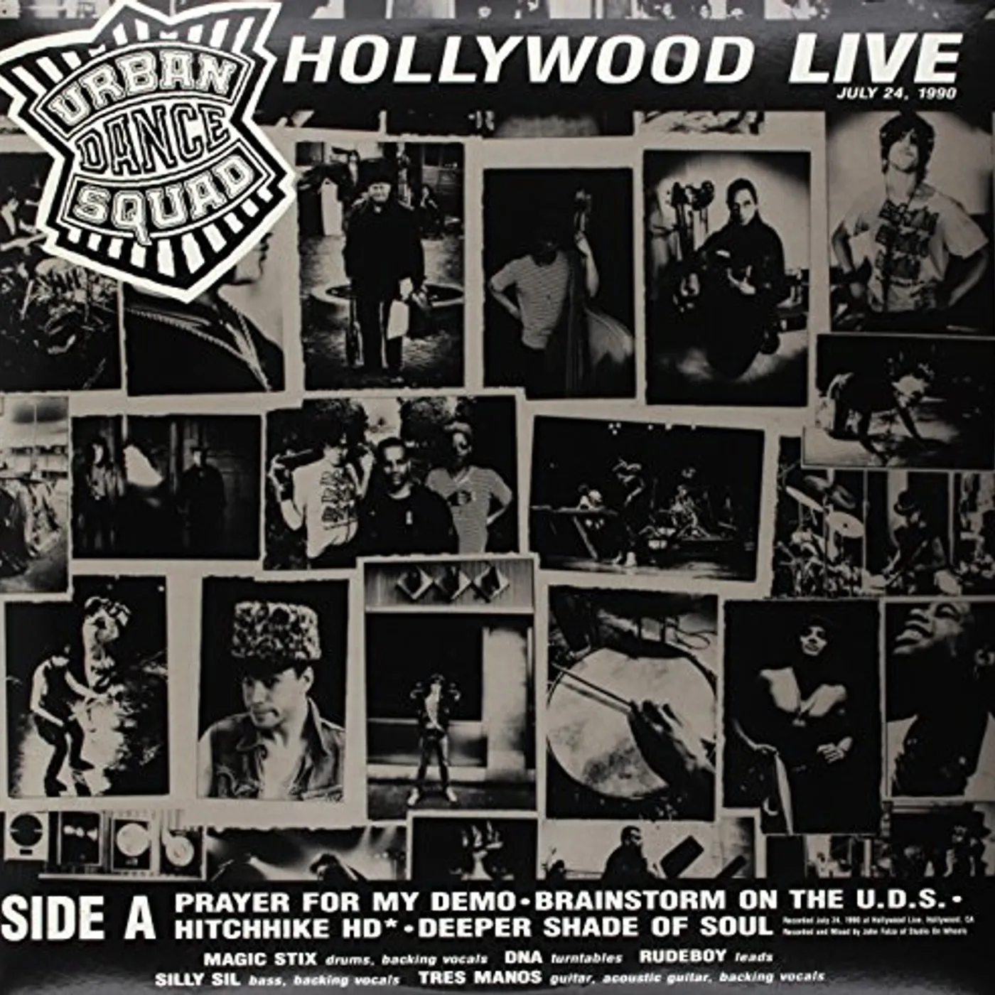 Urban Dance Squad HOLLYWOOD LIVE / PINK POP LIVE Vinyl Record