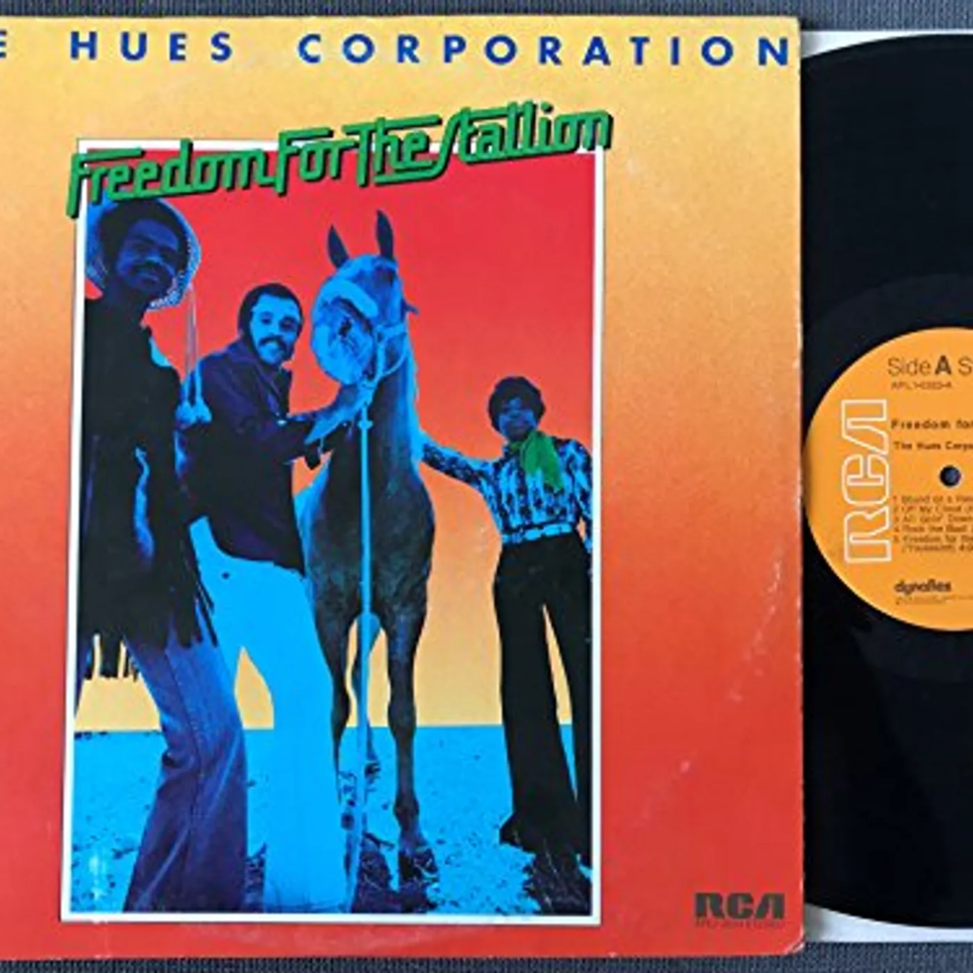 Hues Corporation Freedom For The Stallion Vinyl Record