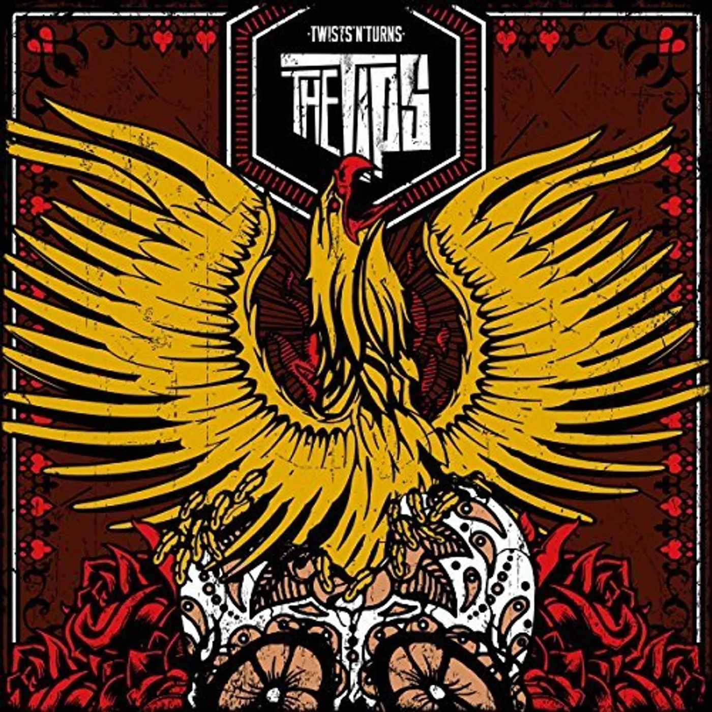 The Tips TWISTS'N'TURNS (DL CARD/POSTCARDS) Vinyl Record