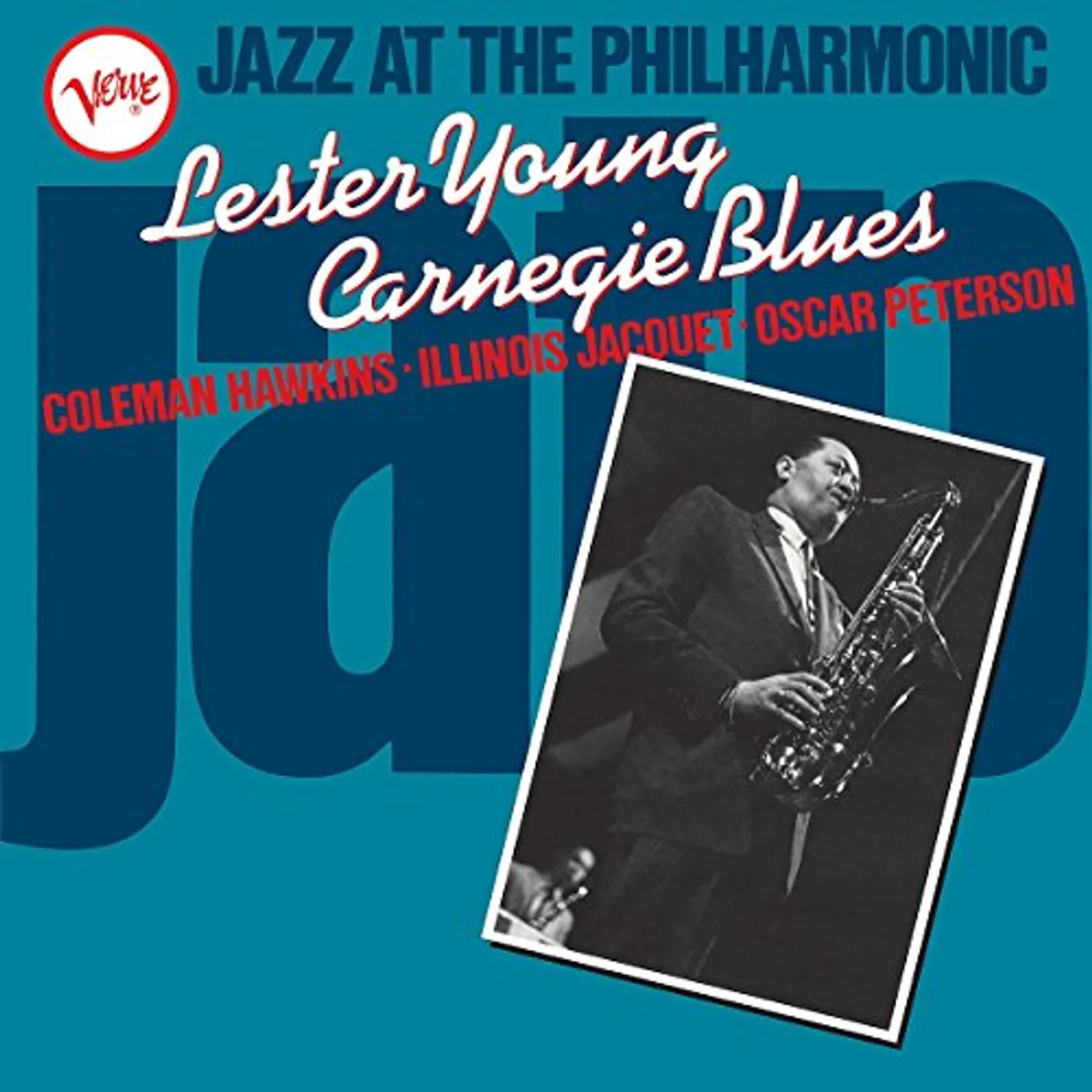 JAZZ AT THE PHILHARMONIC: LESTER YOUNG CARNEGIE Vinyl Record