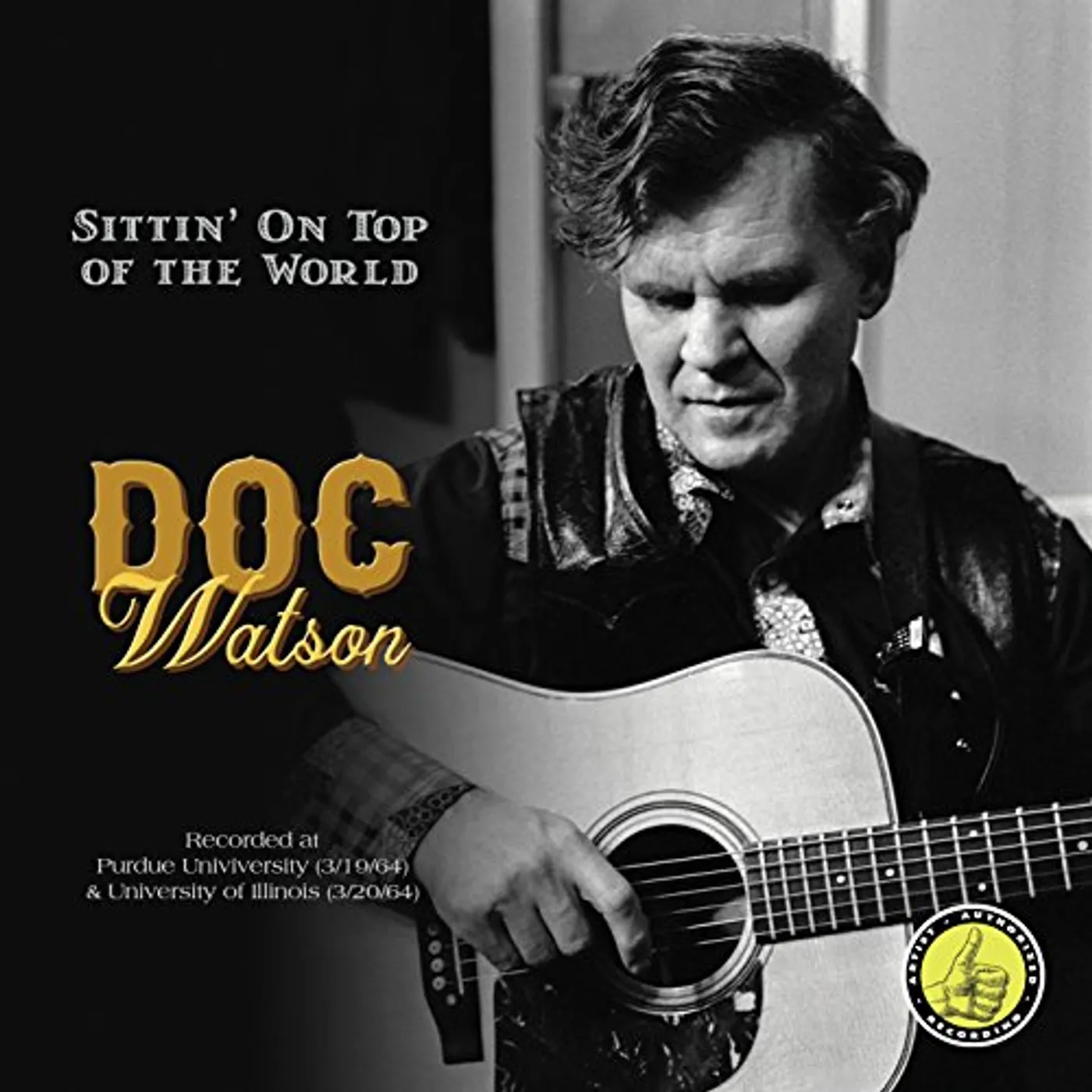 Doc Watson SITTIN' ON TOP OF THE WORLD CD