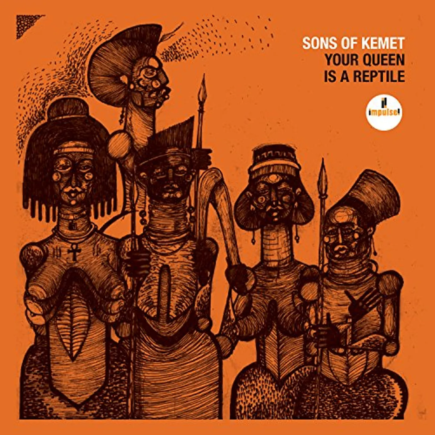 Sons Of Kemet YOUR QUEEN IS A REPTILE CD