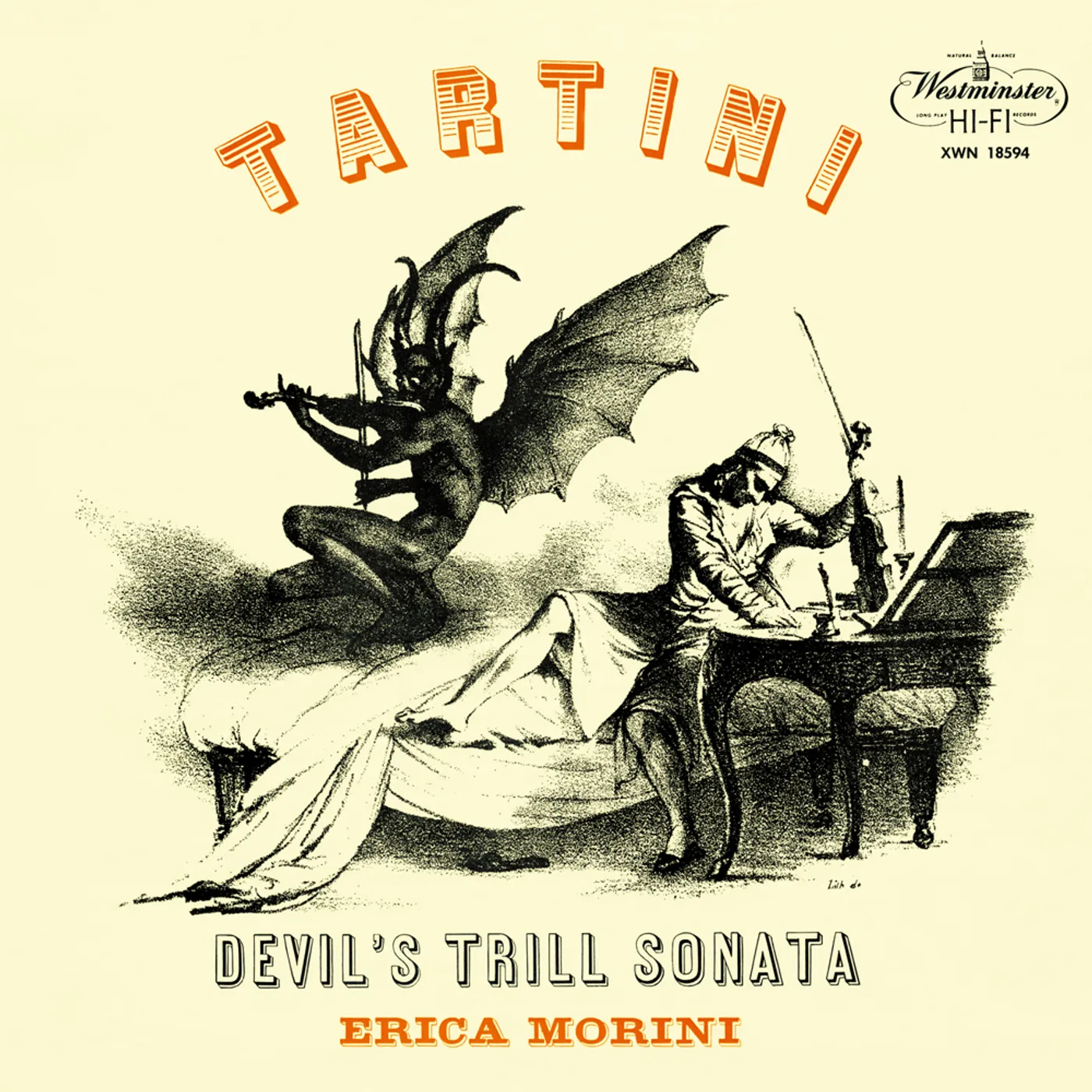 Erica Morini Tartini Devil's Trill Sonata Vinyl Record